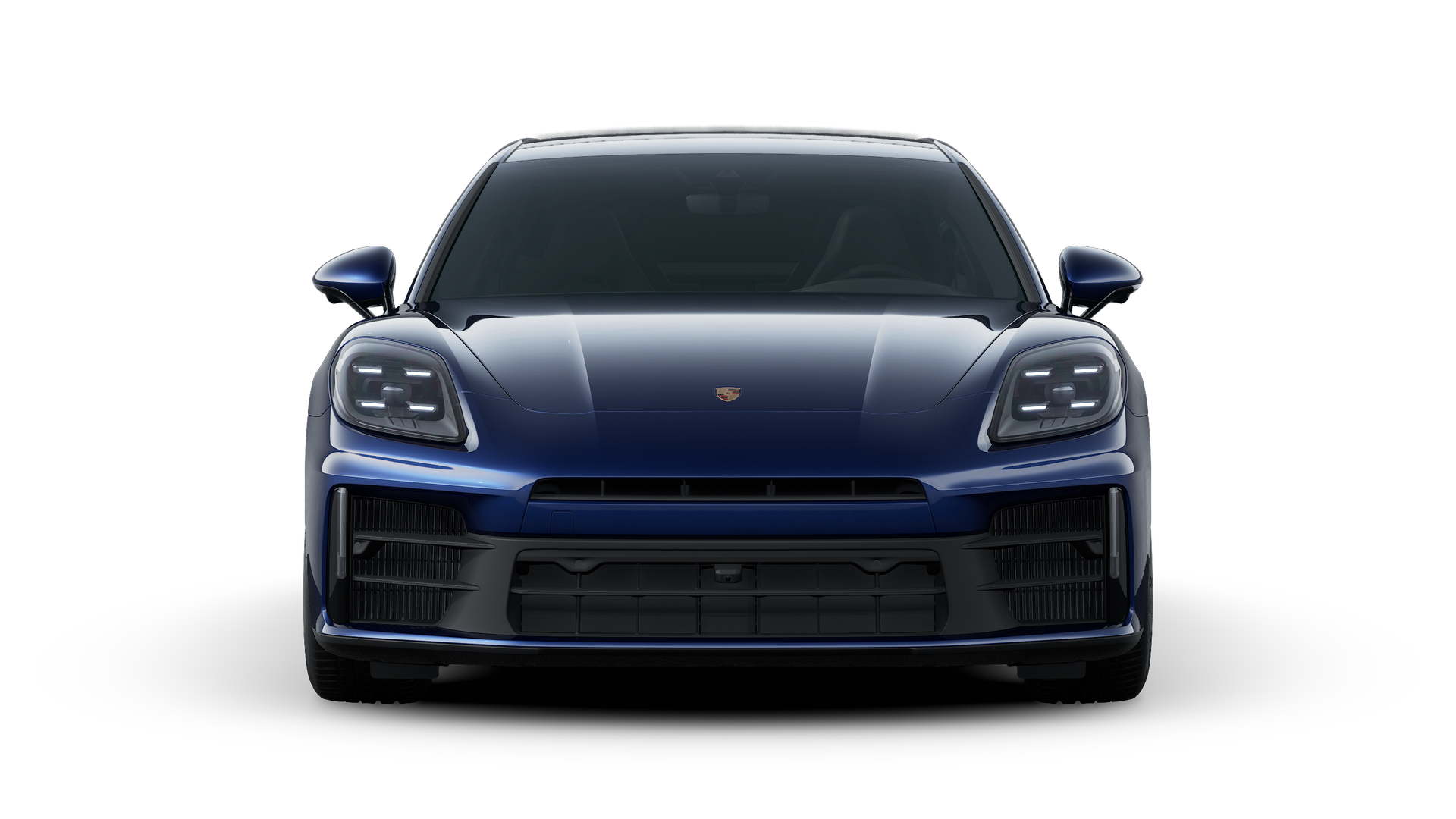 Panamera 行政加长版 外观图，显示汽车前部