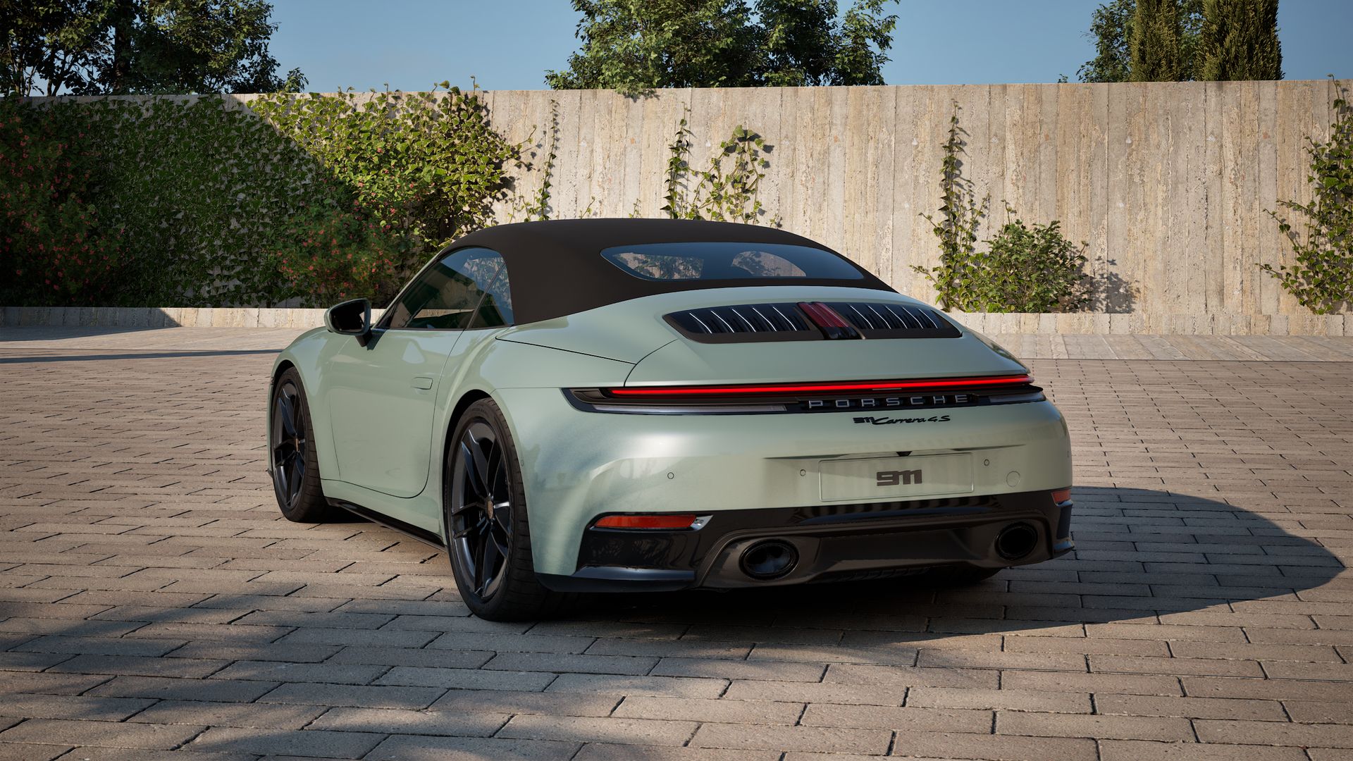 911 Carrera 4S Cabriolet vista posterior