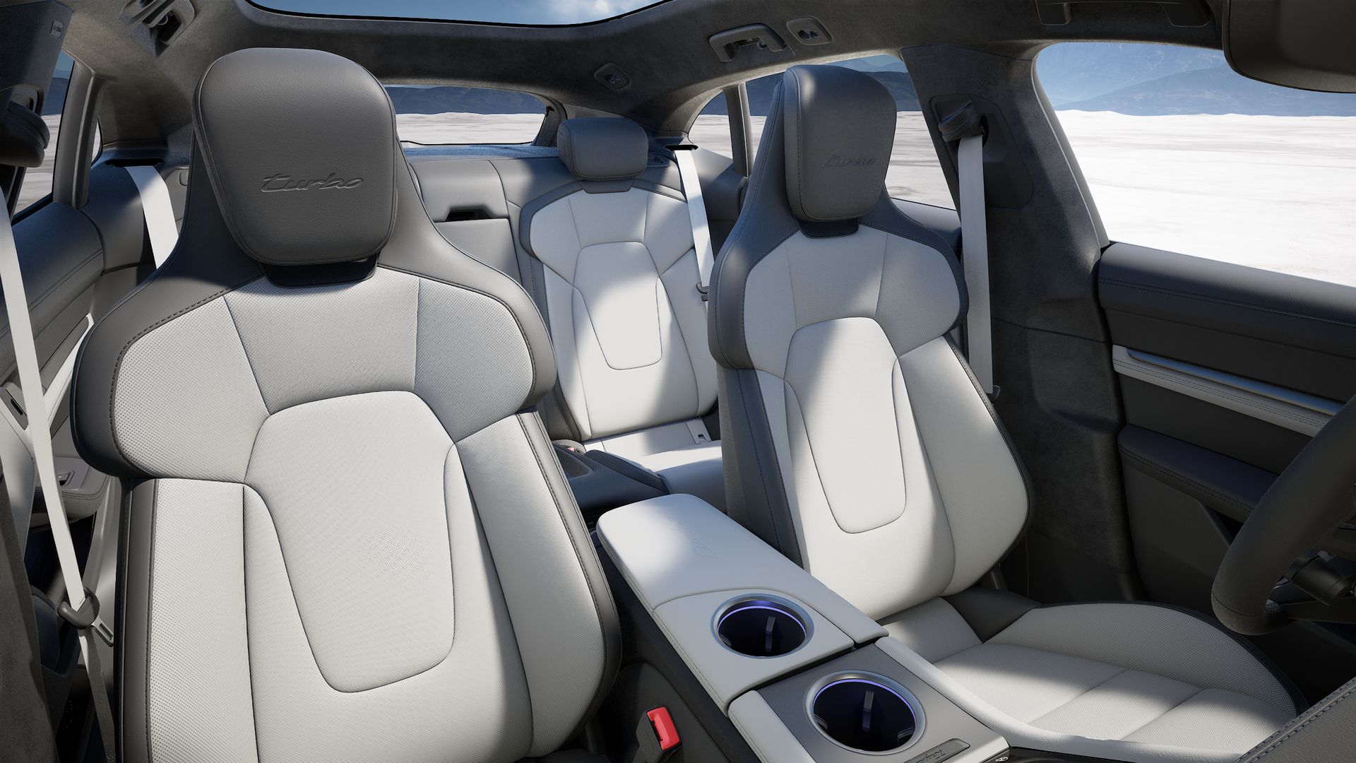 Innenansicht des Taycan Turbo Sport Turismo