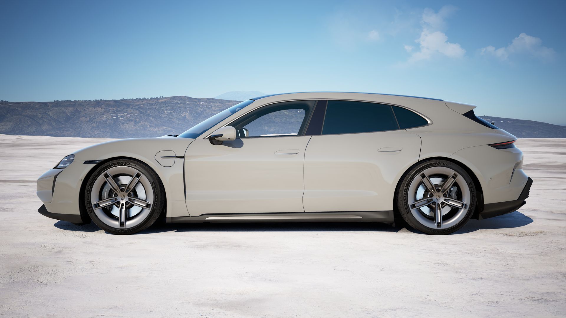 Taycan Turbo Sport Turismo Seitenansicht