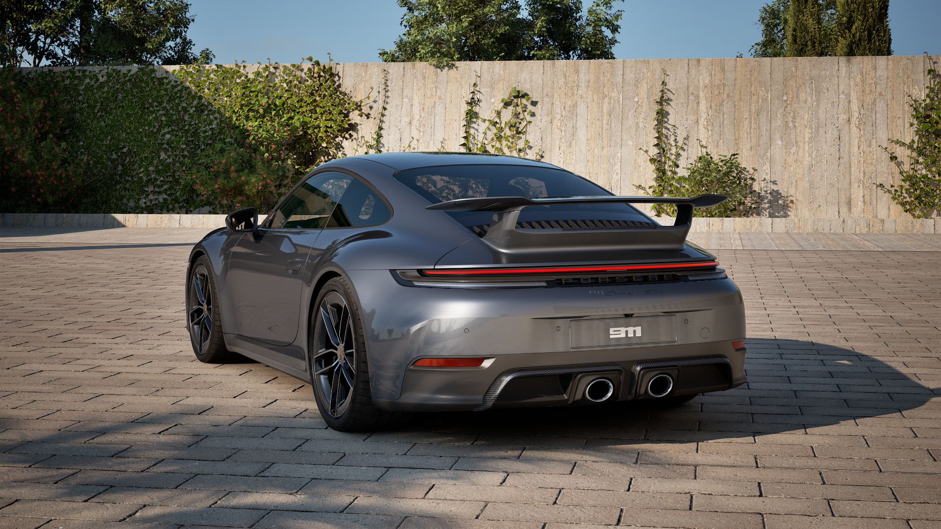 911 Carrera GTS vista posterior