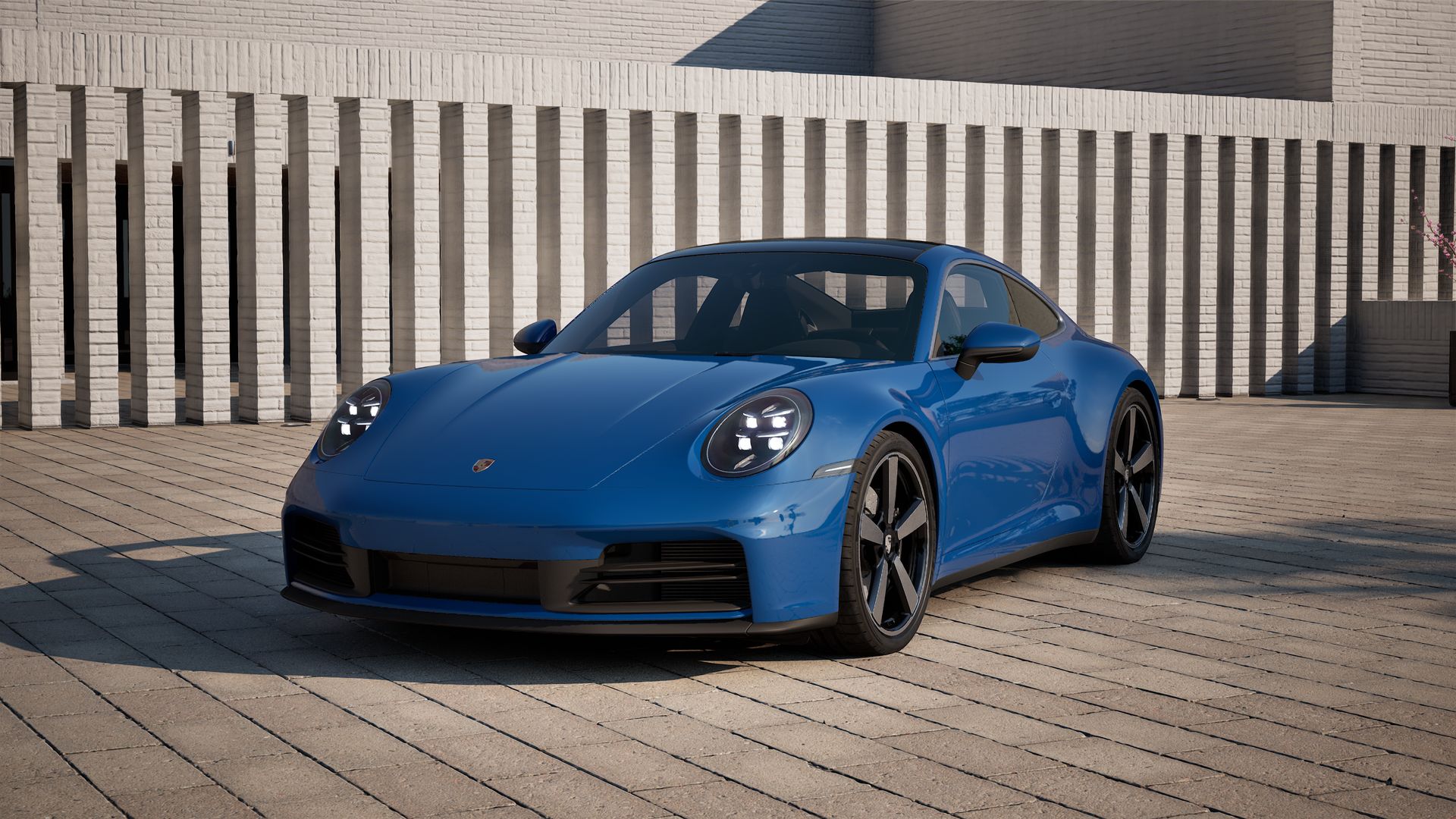 911 Carrera vista frontal