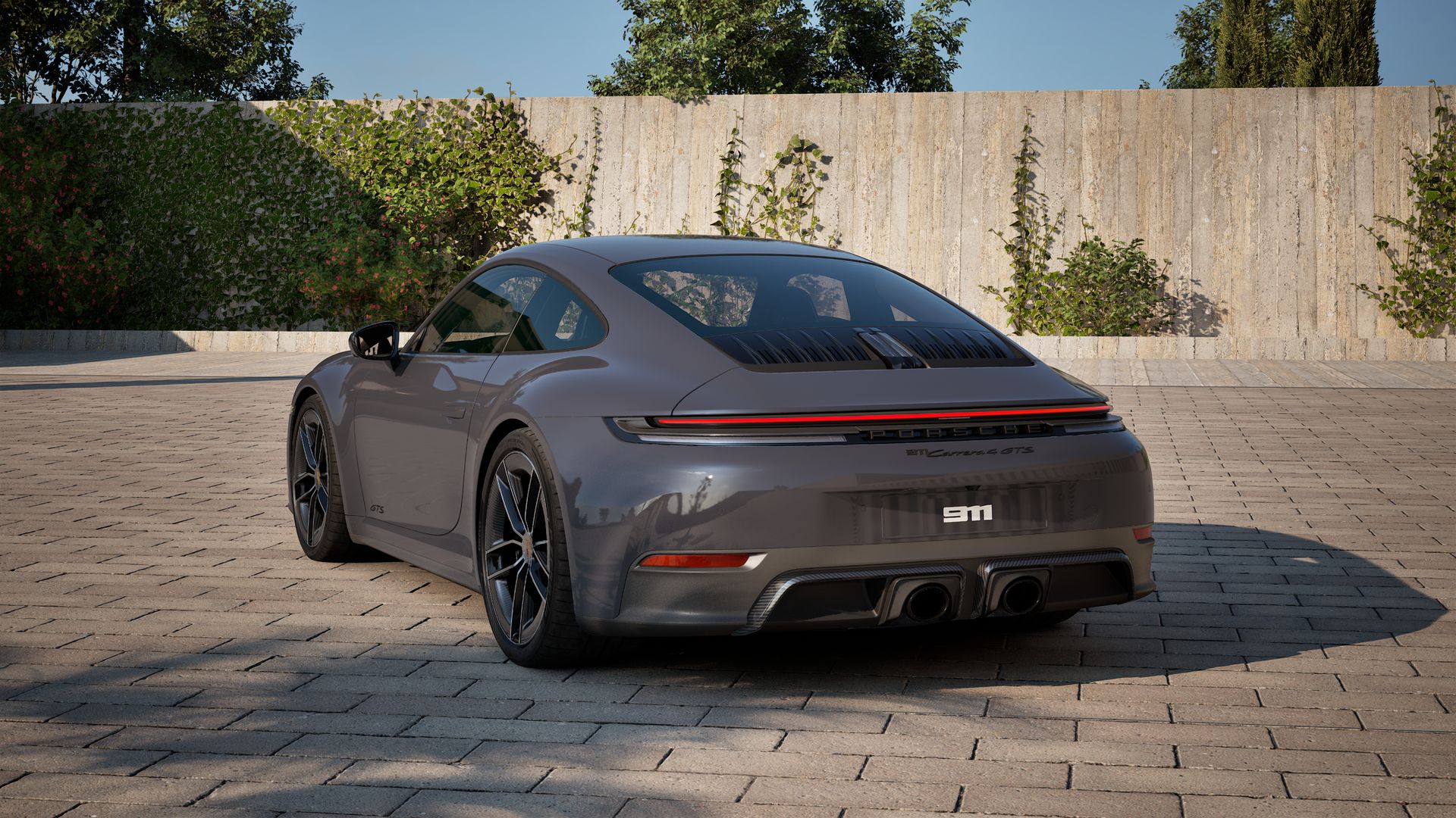 911 Carrera 4 GTS vista posterior