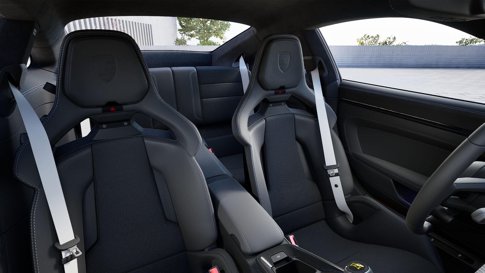 911 GT3 with Touring Package vista interior
