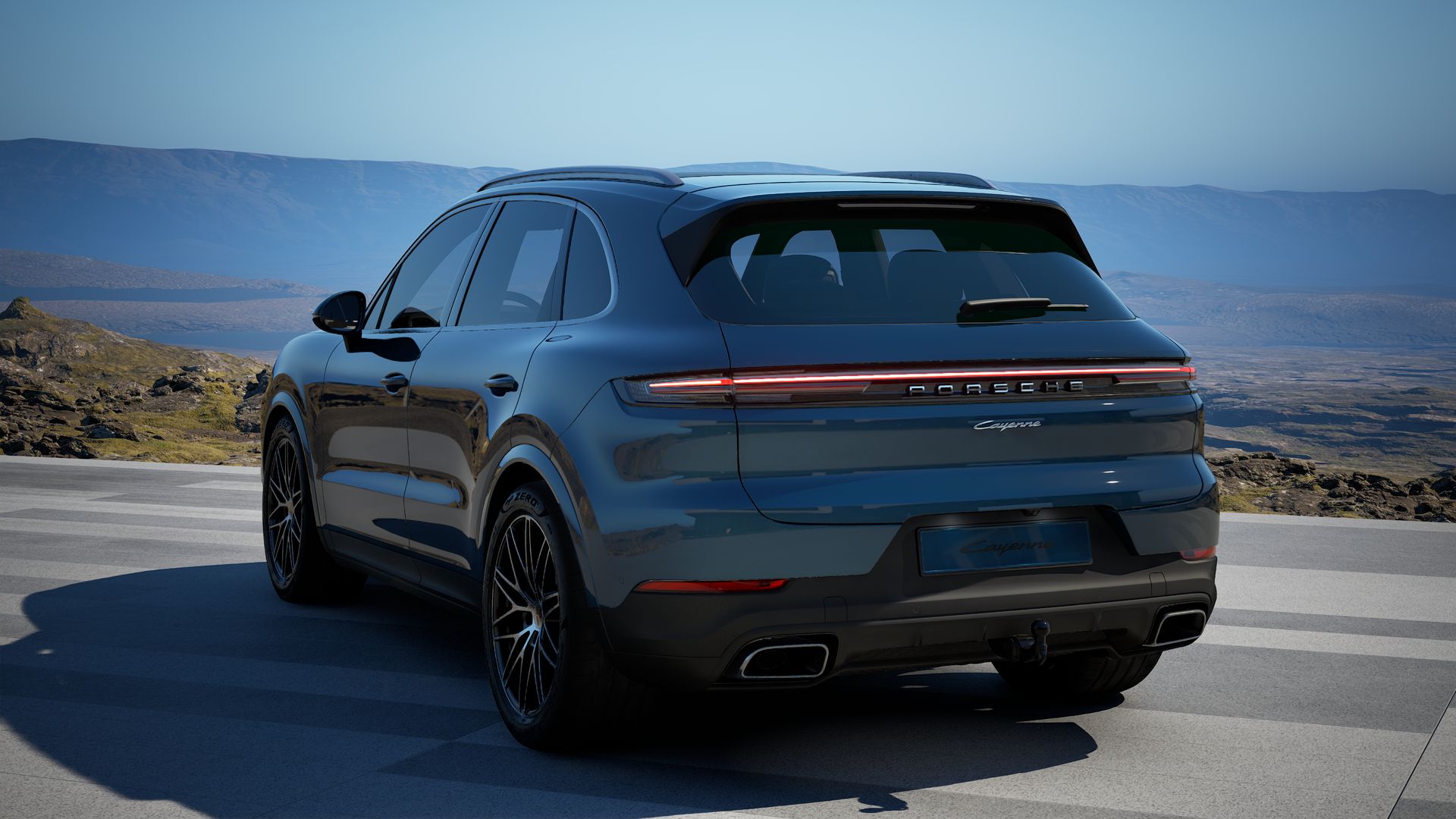 Cayenne vista posterior