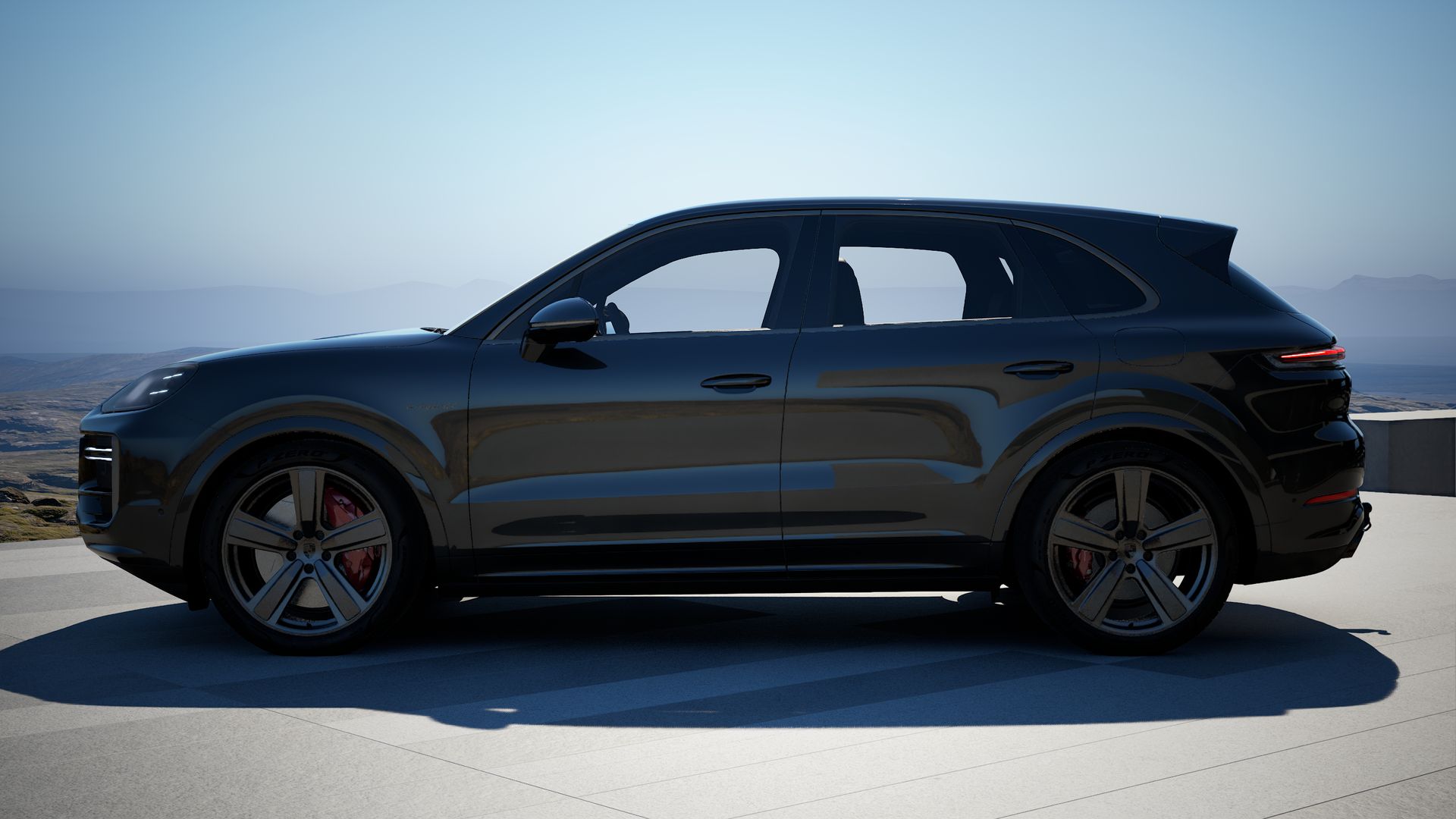 Cayenne Turbo E-Hybrid vista lateral