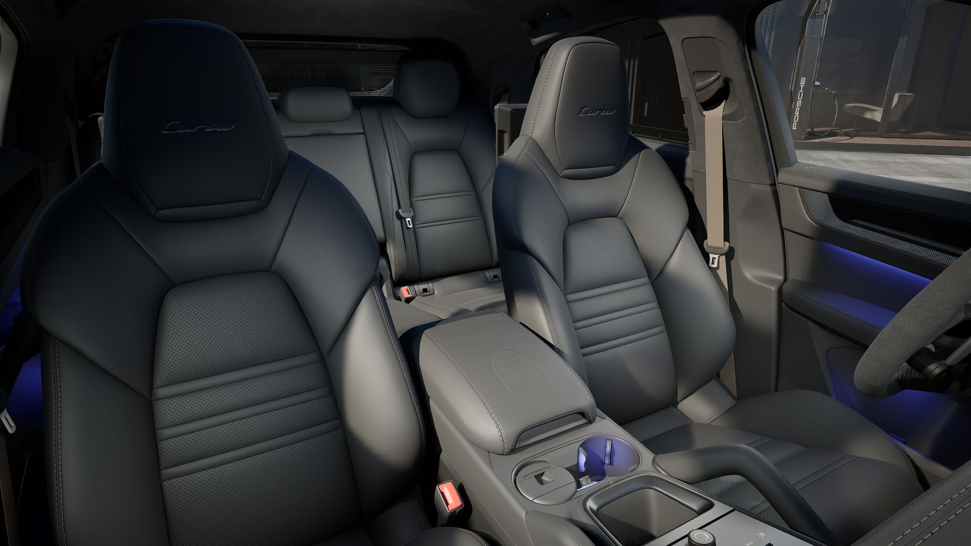 Cayenne Turbo E-Hybrid Coupé vista interior