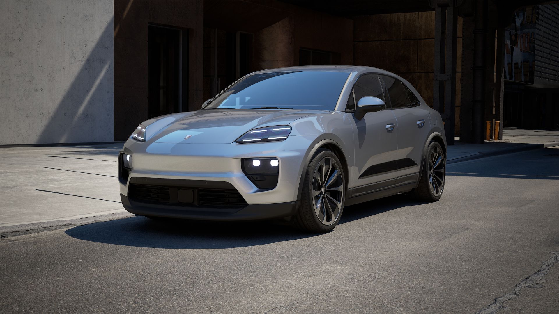 Macan Electric vista frontal