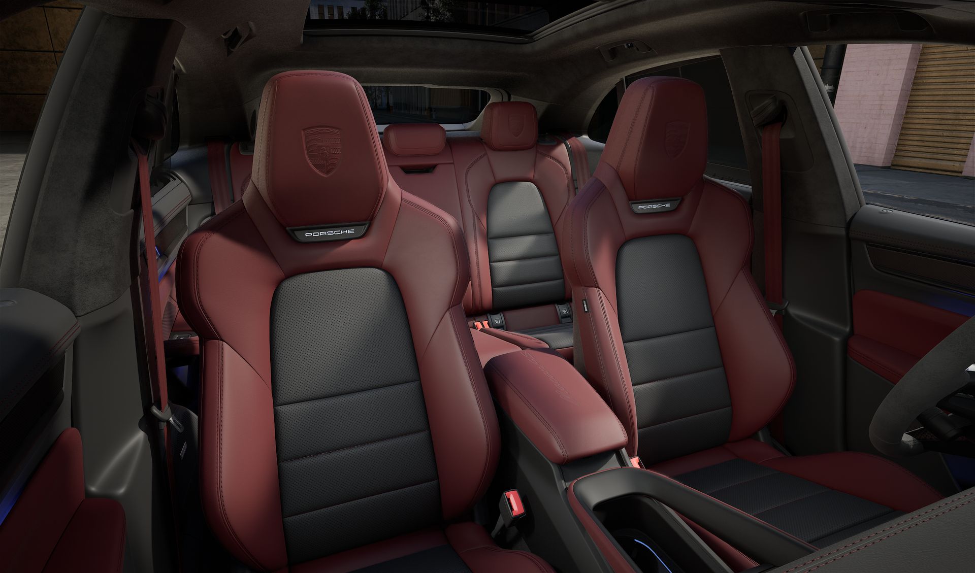 Macan 4S Electric vista interior