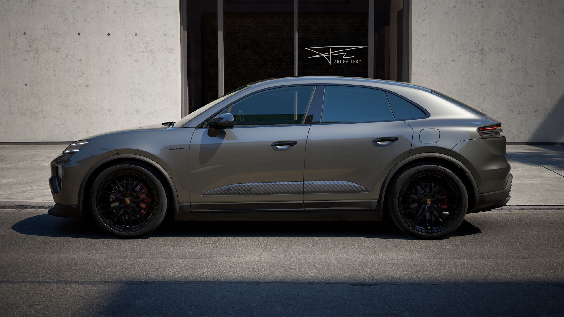 Macan 4S Electric vista lateral