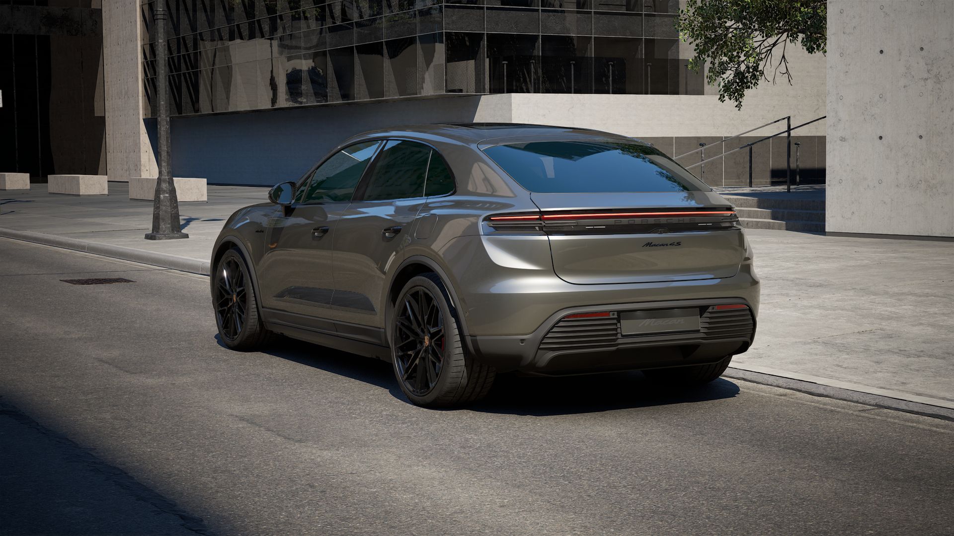 Macan 4S Electric vista posterior