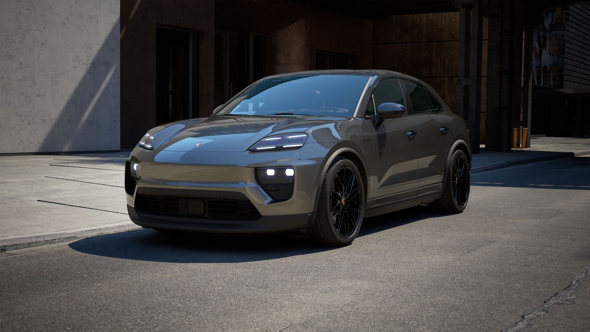 Macan 4S Electric vista frontal