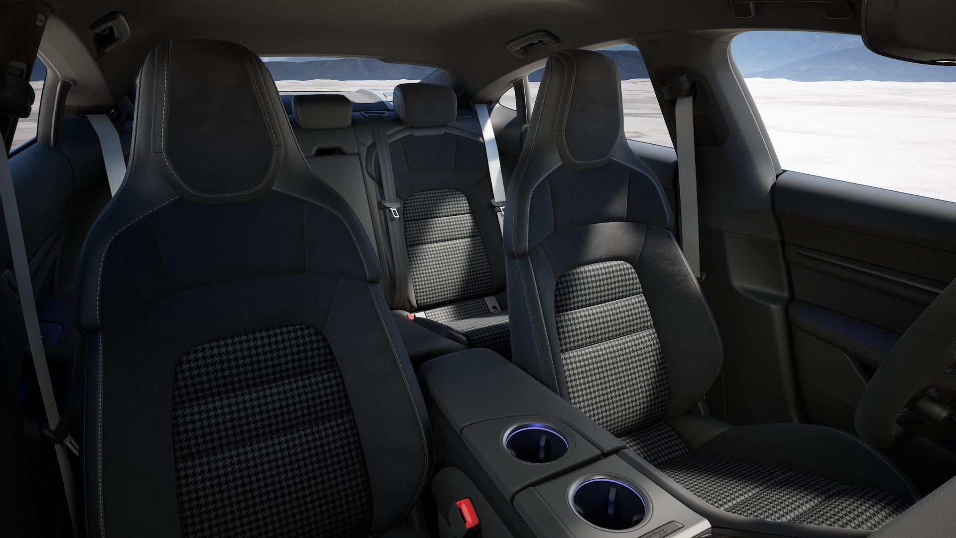 Taycan vista interior
