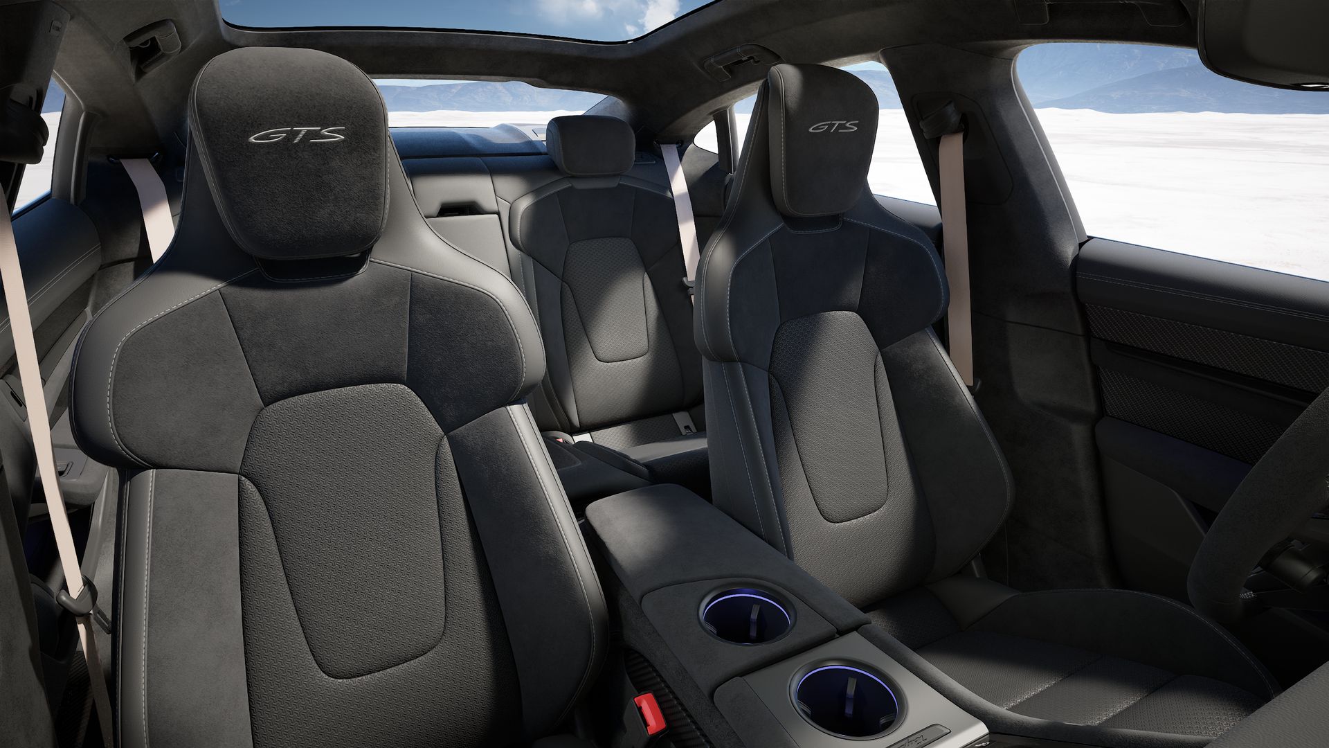 Taycan GTS vista interior
