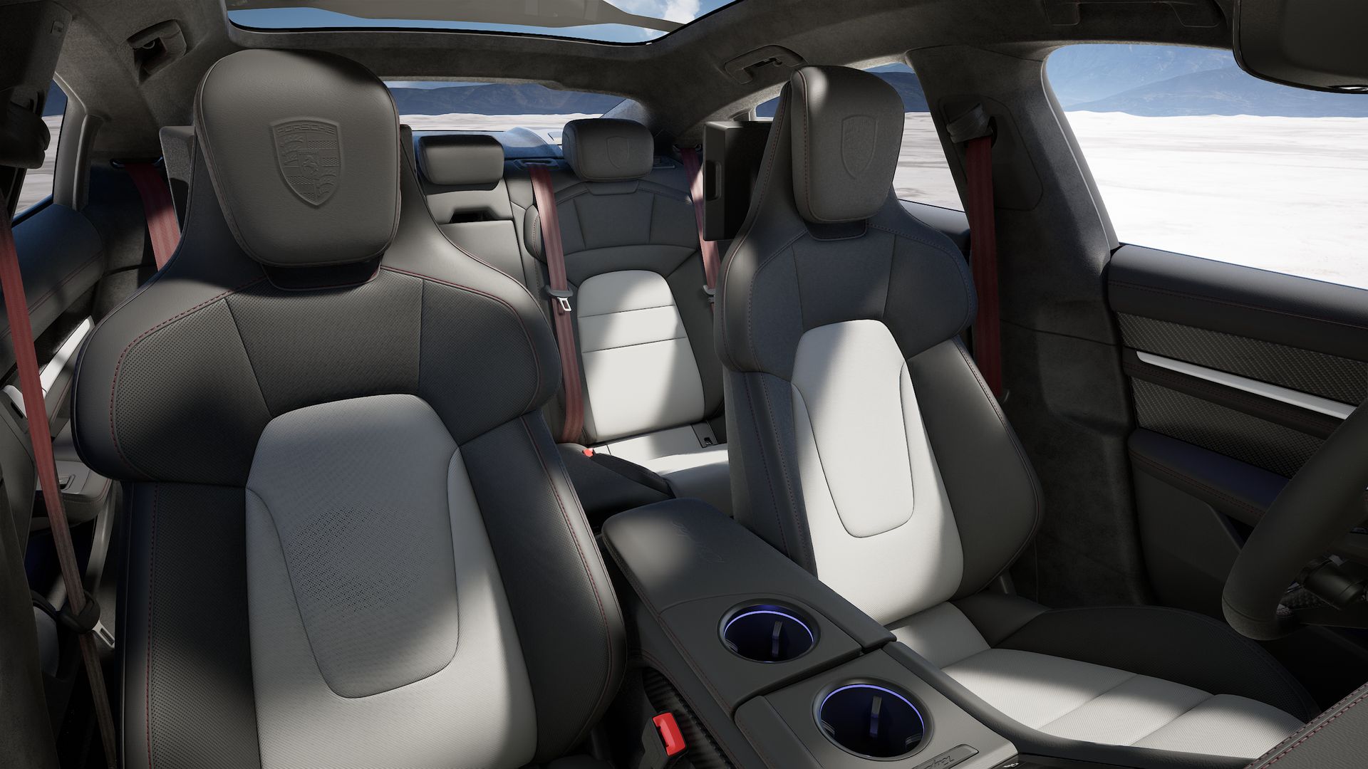 Taycan Turbo vista interior