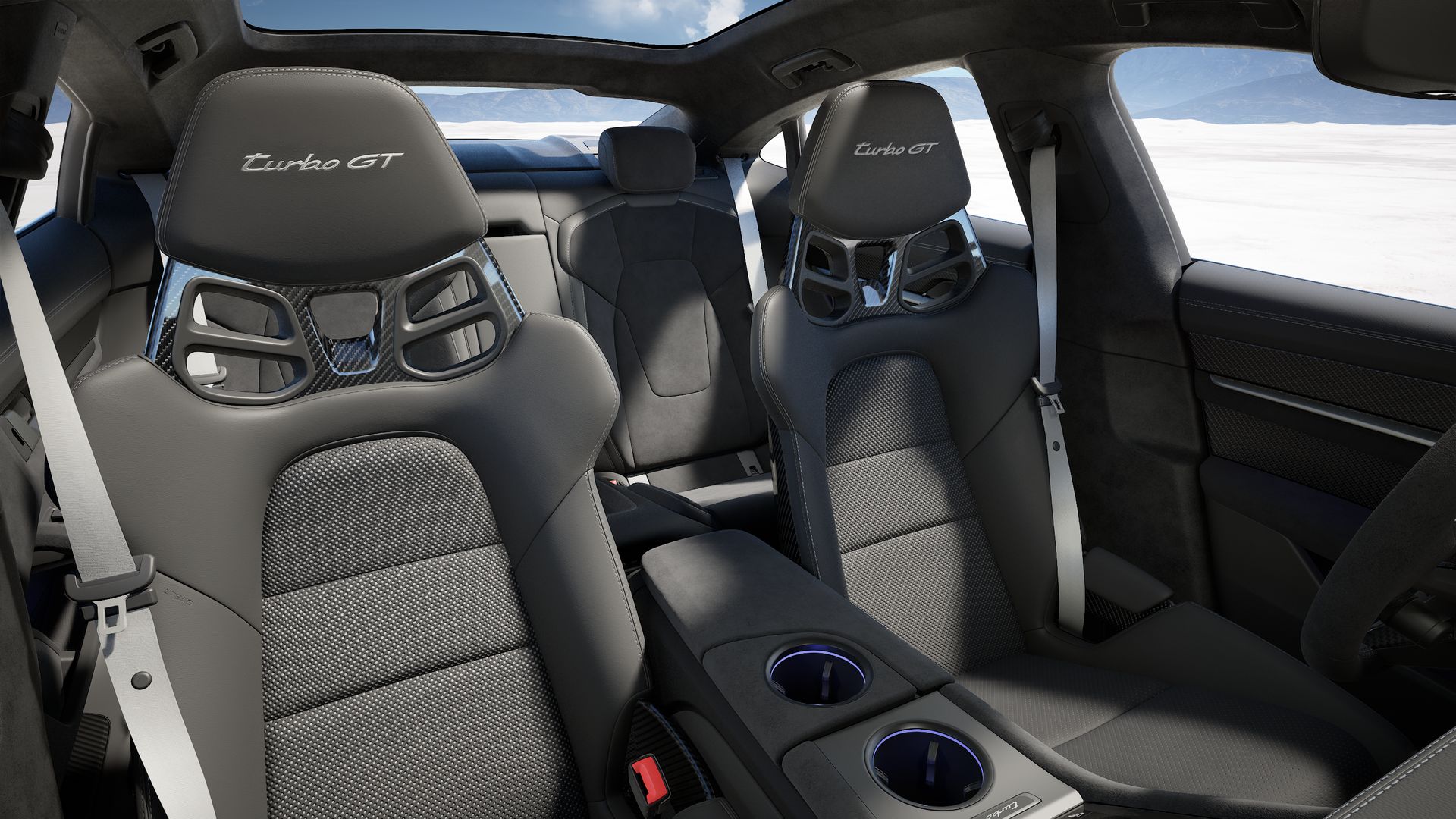 Taycan Turbo GT vista interior