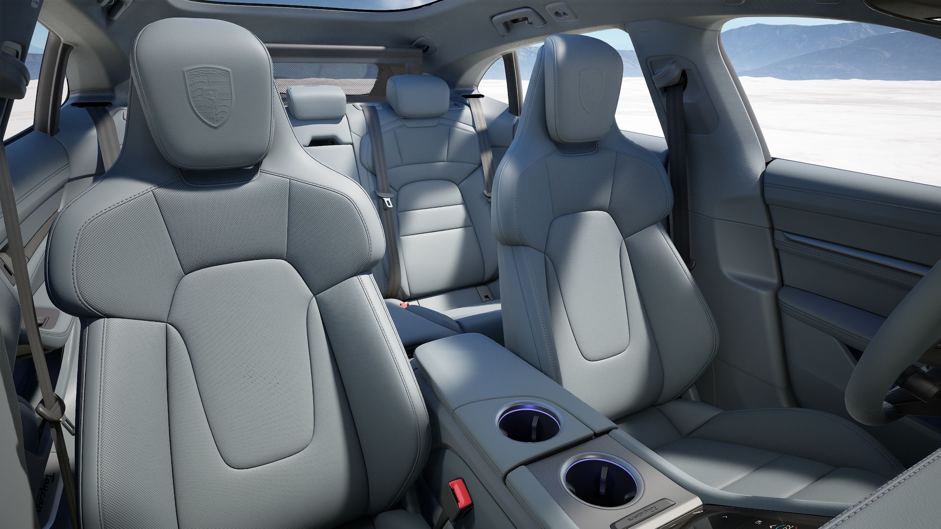 Taycan 4 Cross Turismo vista interior
