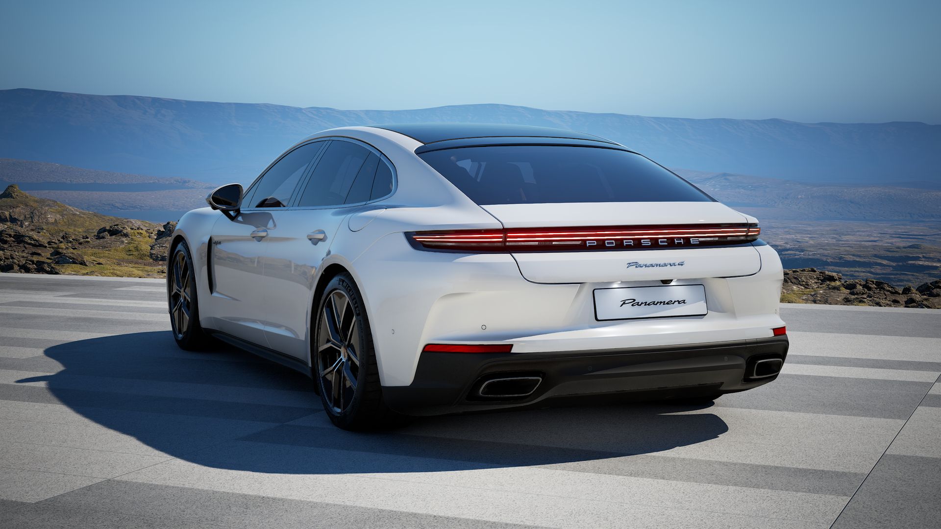 Panamera 4 E-Hybrid vista posterior