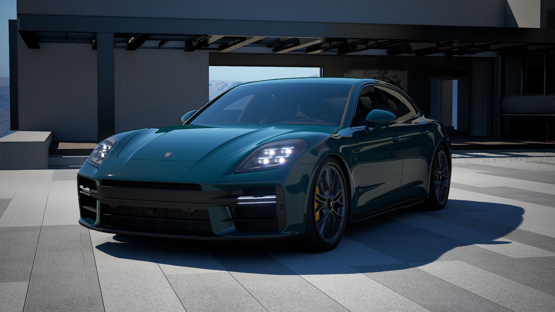 Panamera GTS vista frontal