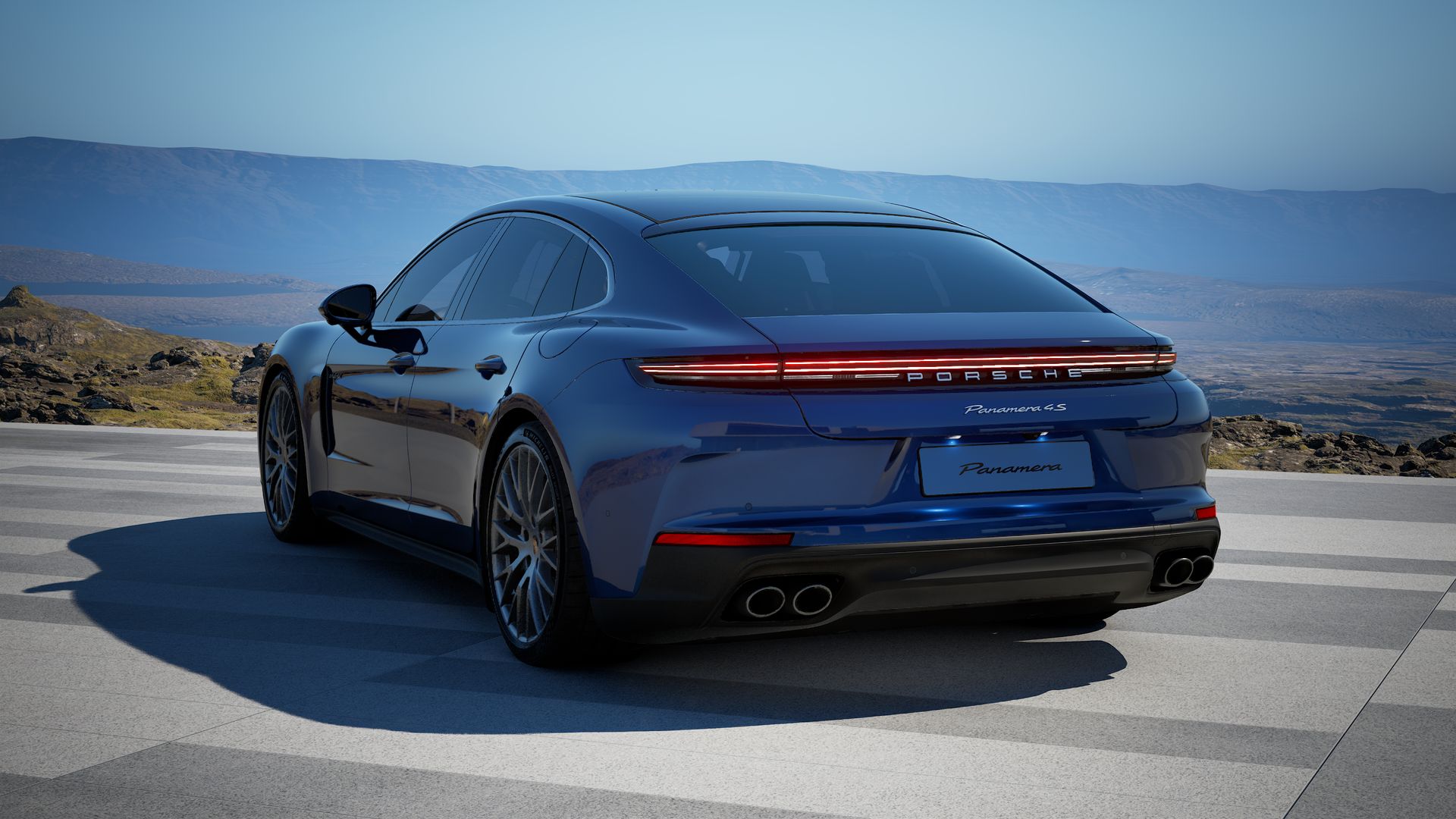 Panamera 4S E-Hybrid vista posterior