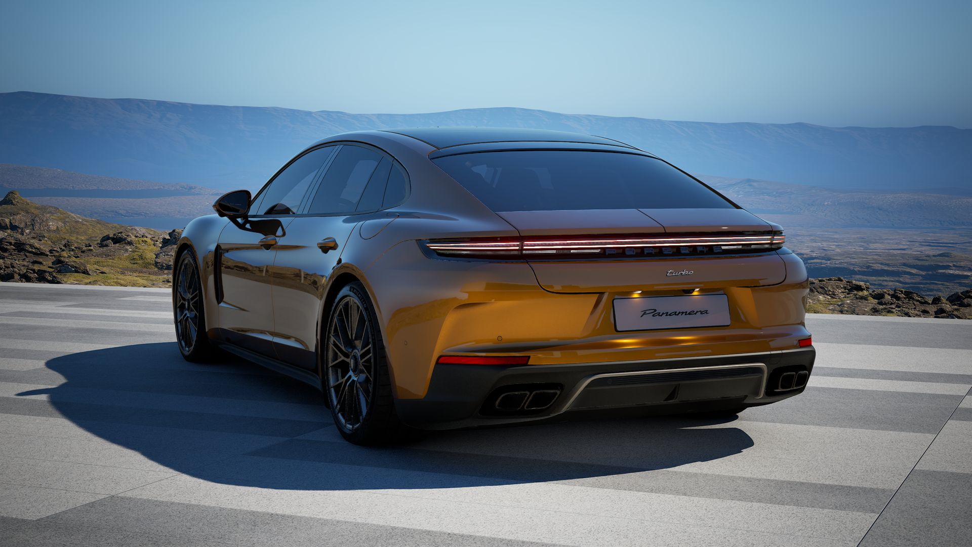 Panamera Turbo E-Hybrid vista posterior