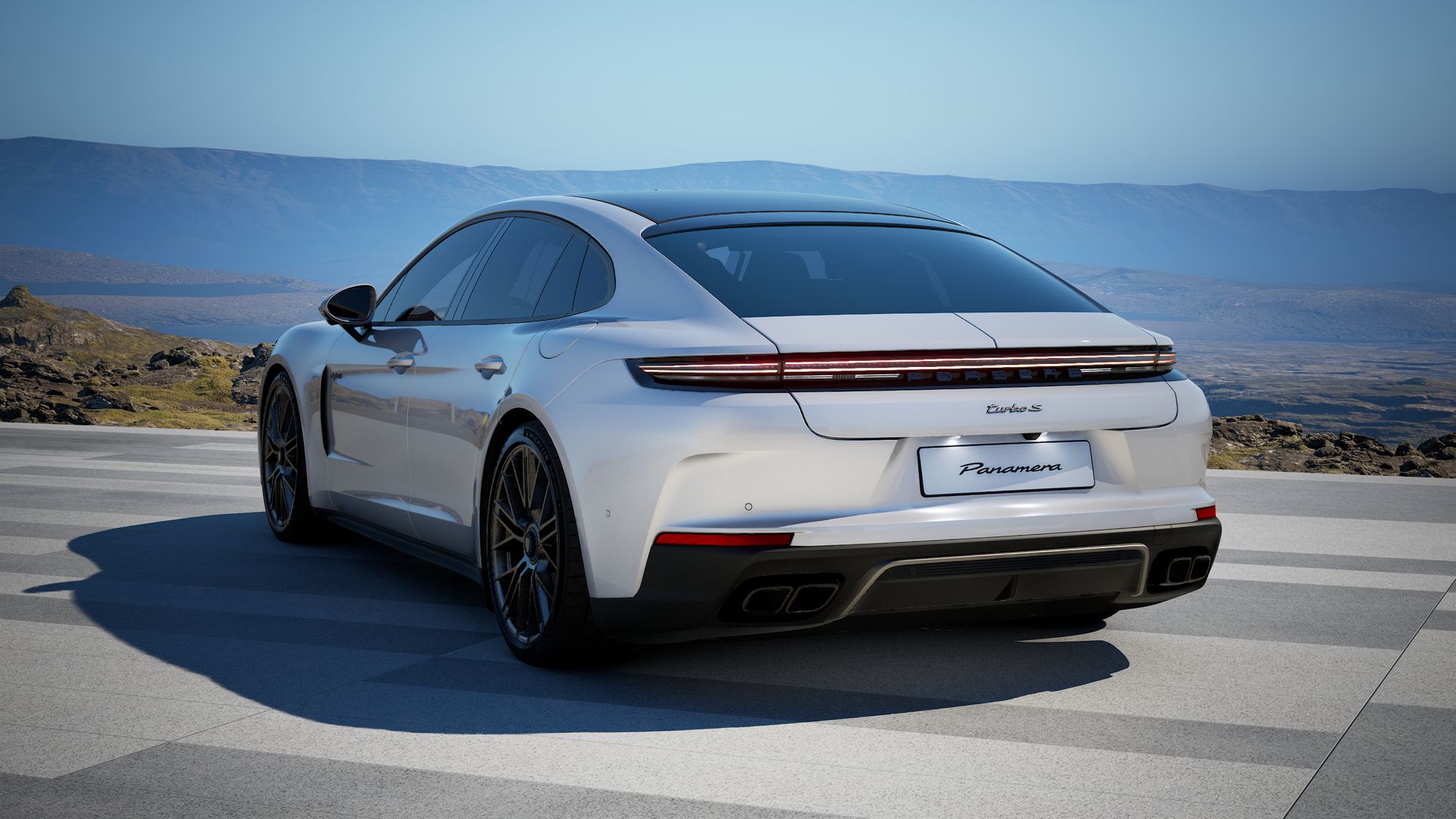 Panamera Turbo S E-Hybrid vista posterior