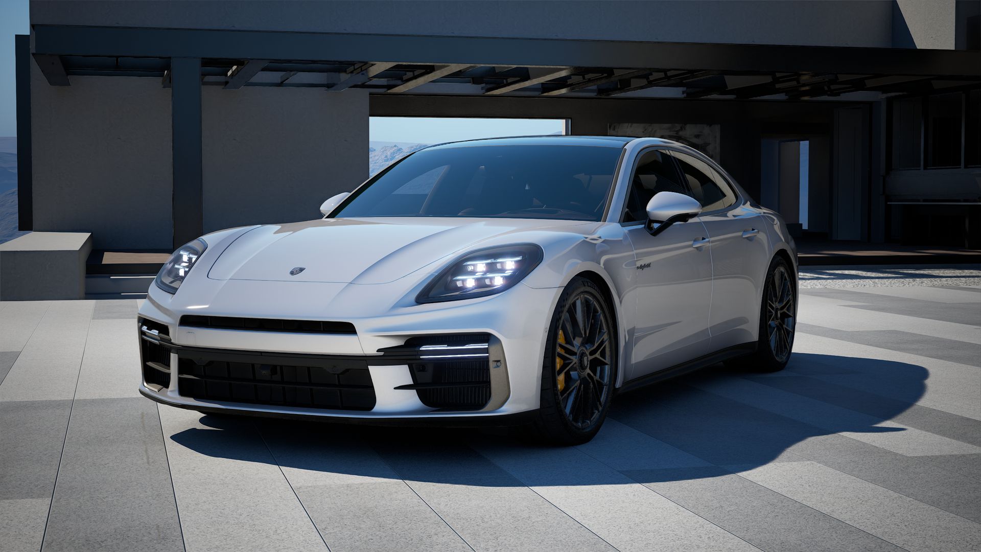 Panamera Turbo S E-Hybrid vista frontal