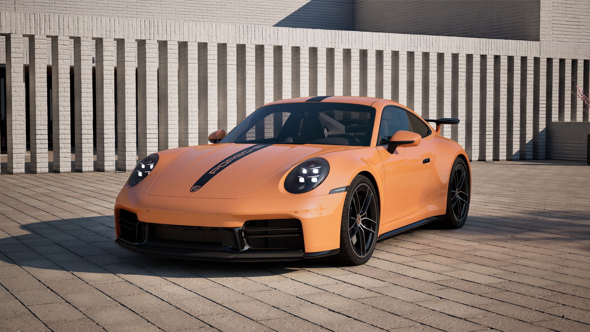 911 Carrera 4S vista frontal