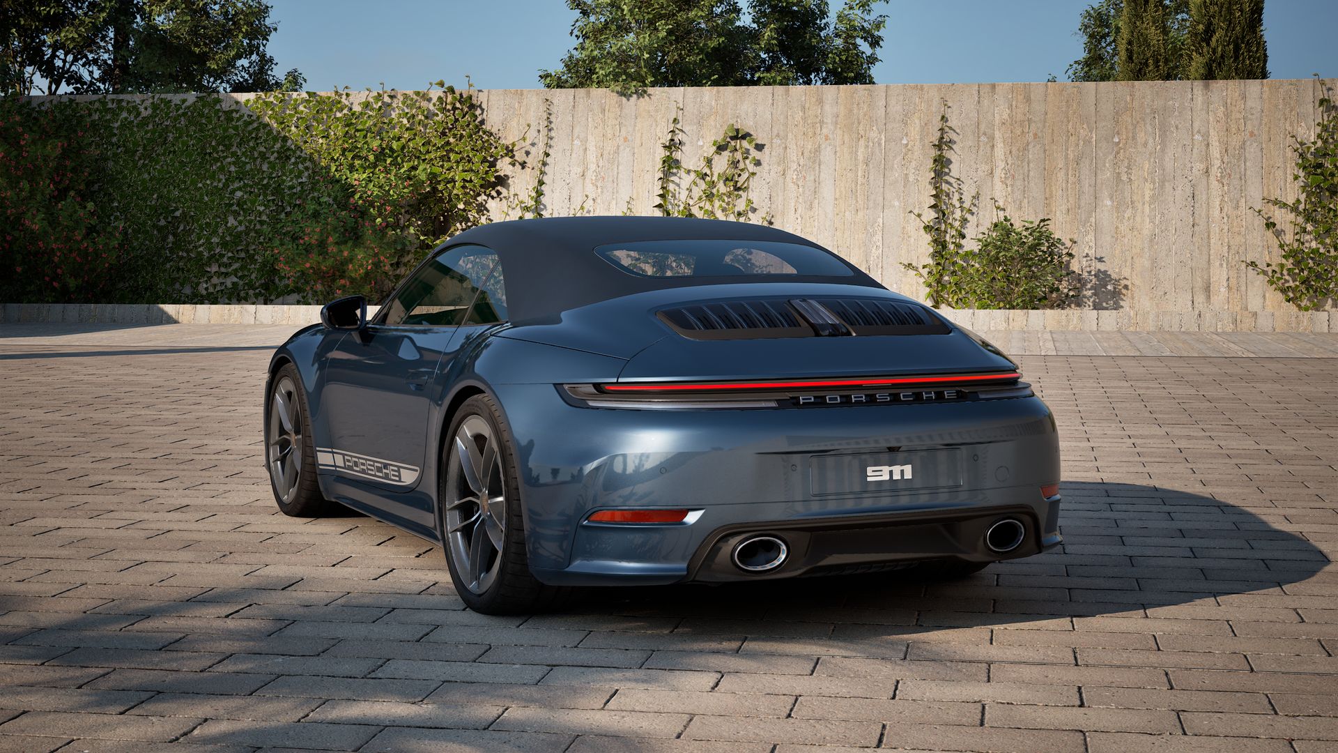 911 Carrera 4S Cabriolet vista posterior