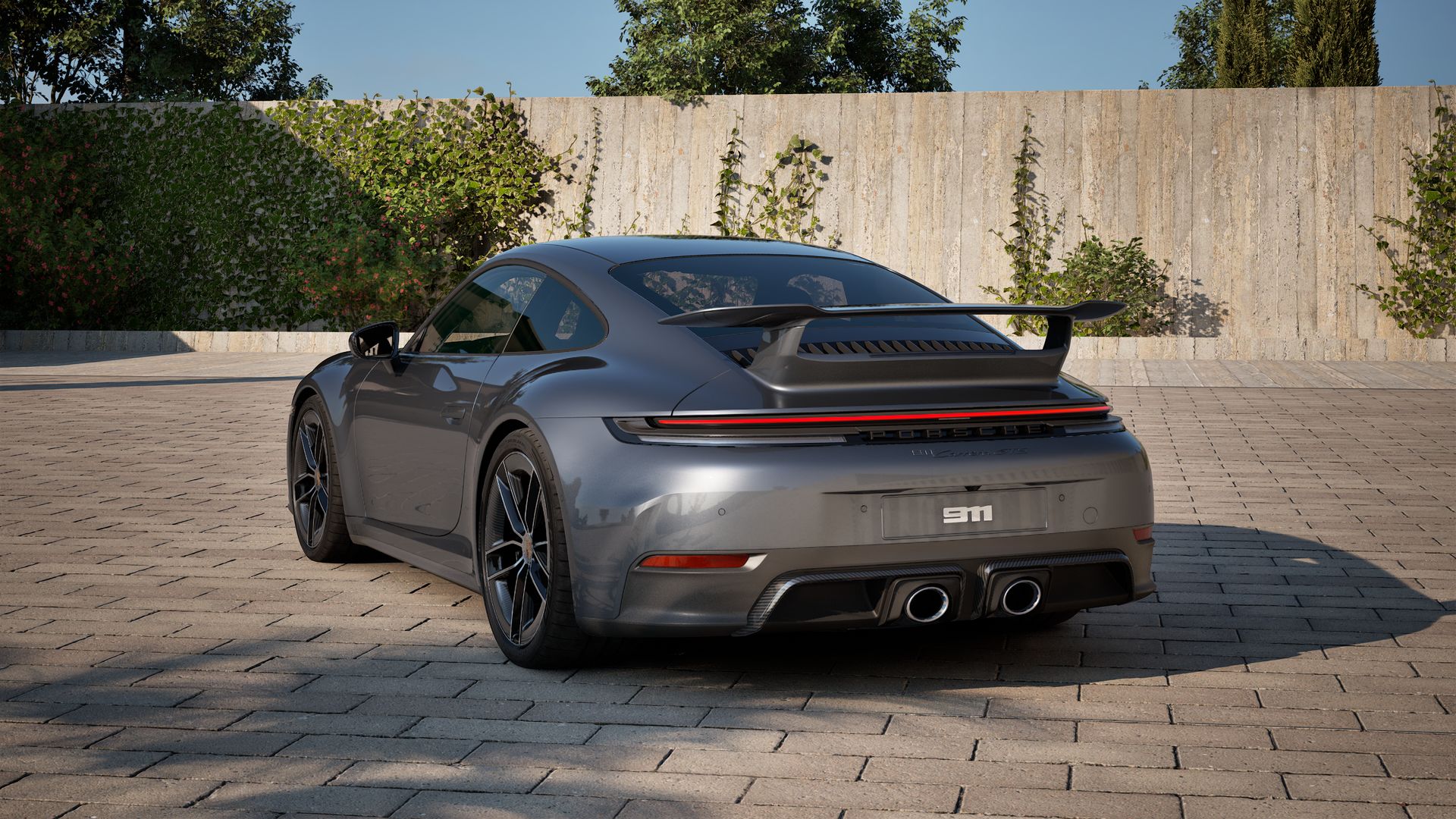 911 Carrera GTS back view