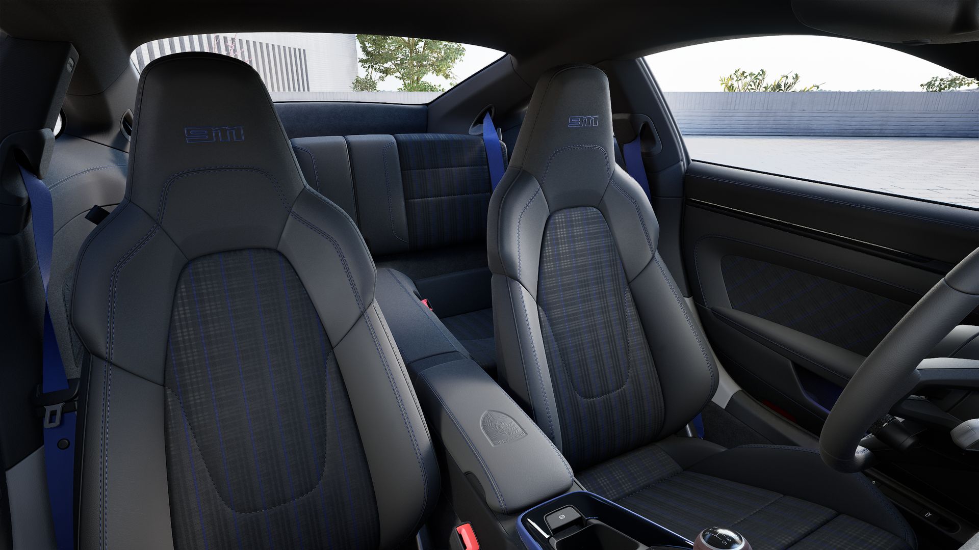 911 Carrera T interior view