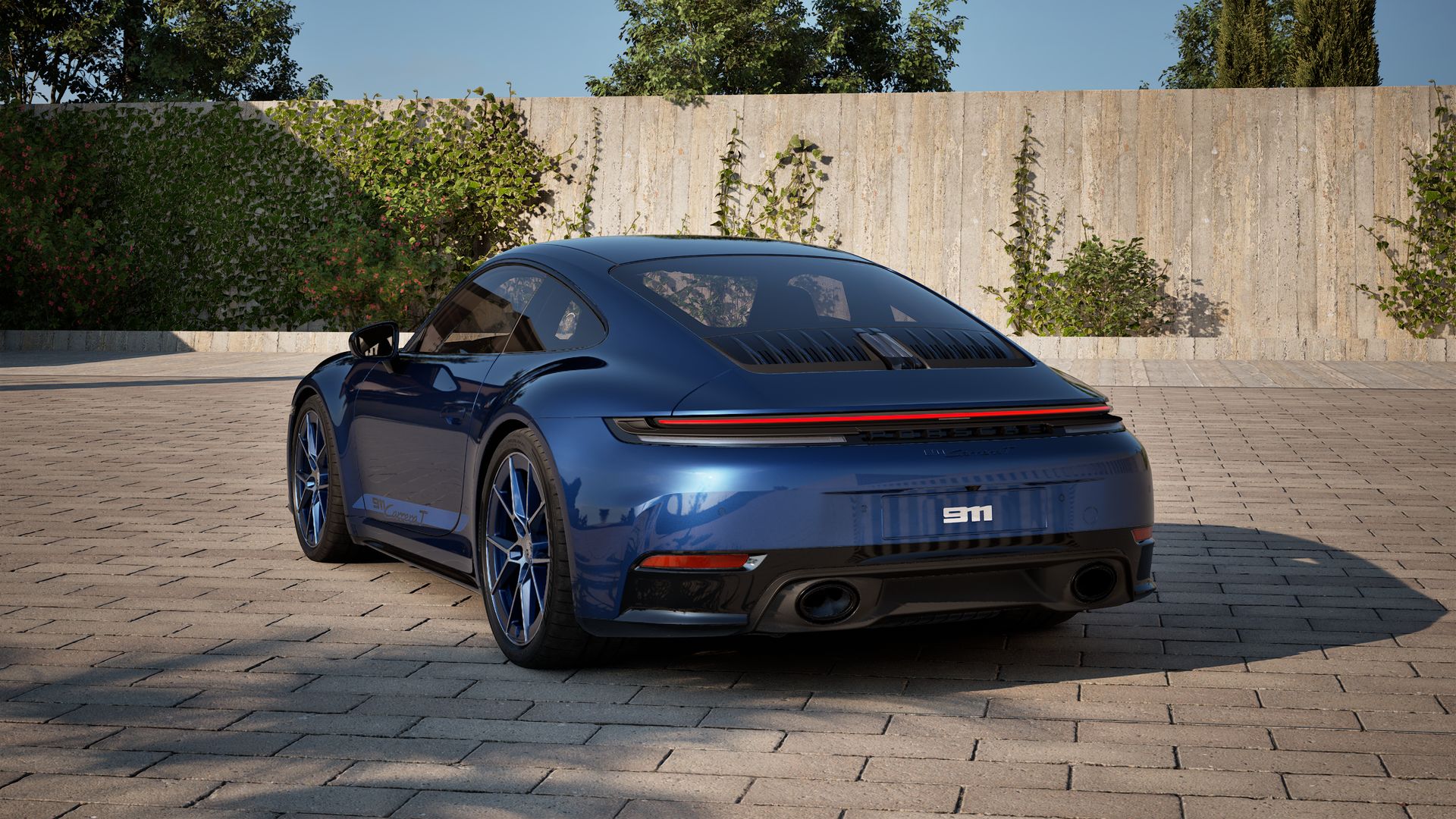 911 Carrera T back view