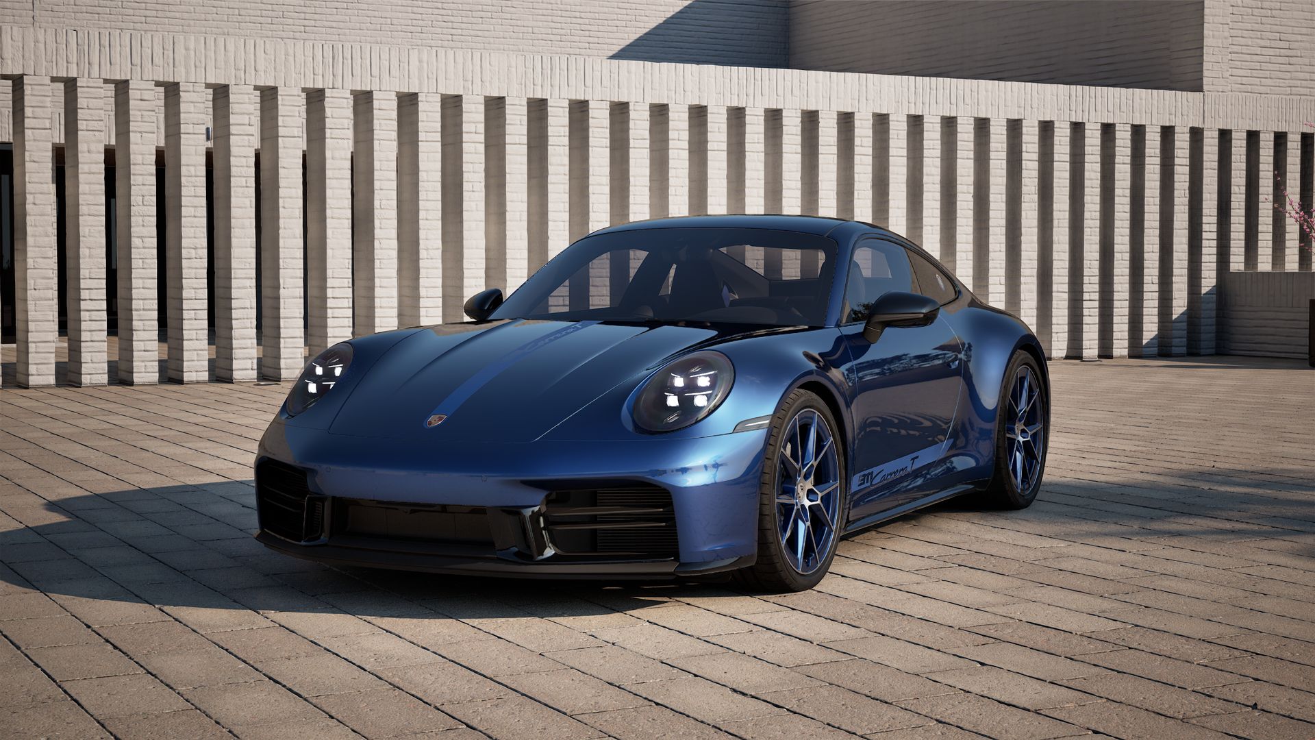 911 Carrera T front view