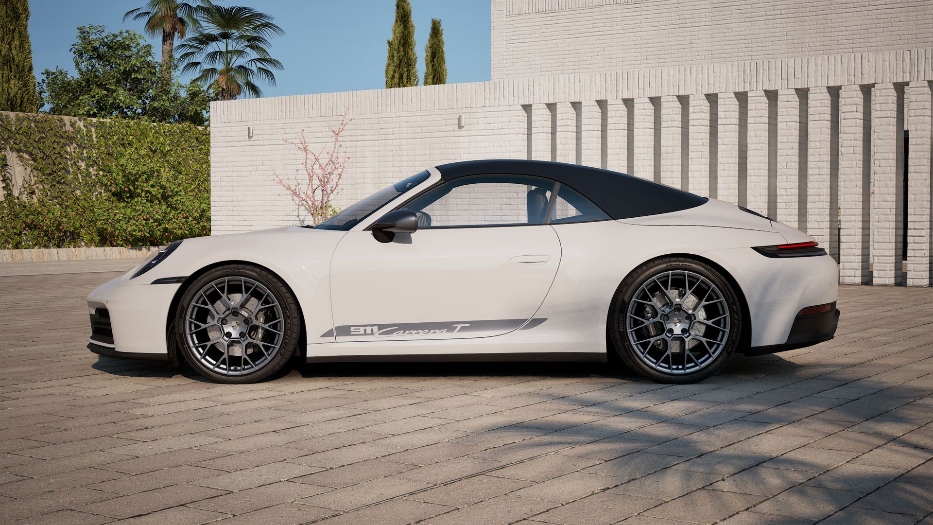 911 Carrera T Cabriolet side view