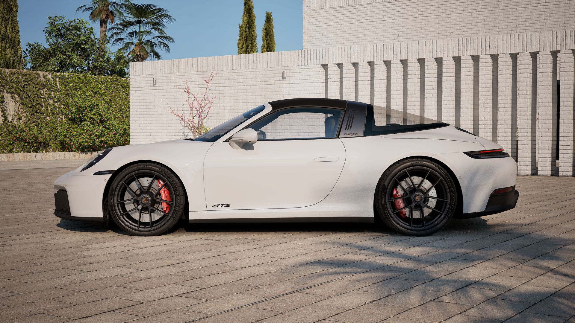 911 Targa 4 GTS side view