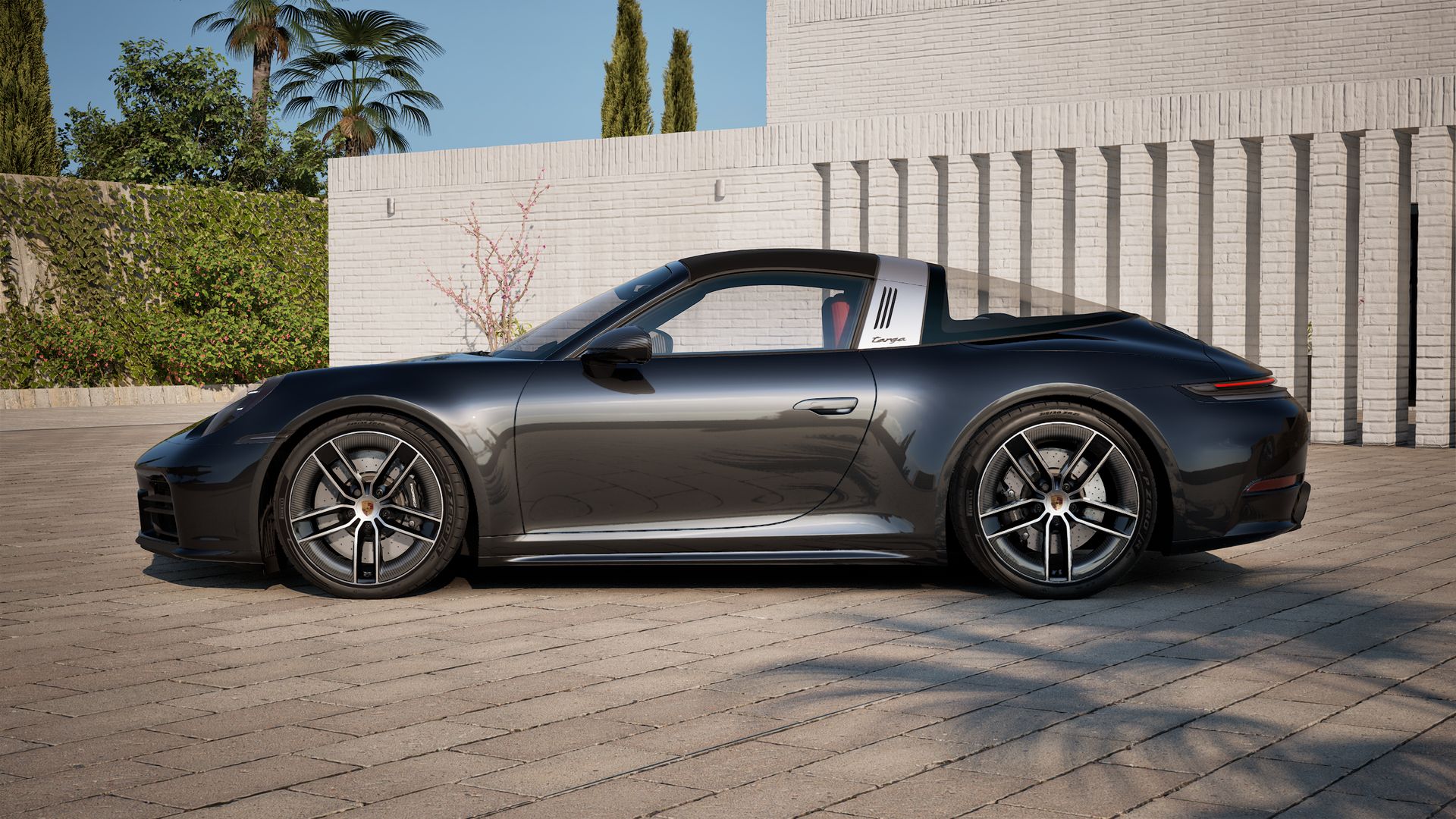 911 Targa 4S side view