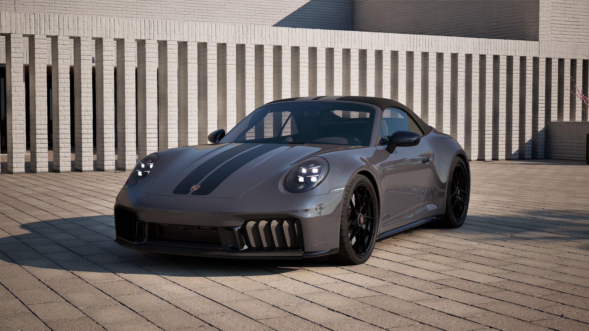 911 Carrera 4 GTS Cabriolet front view