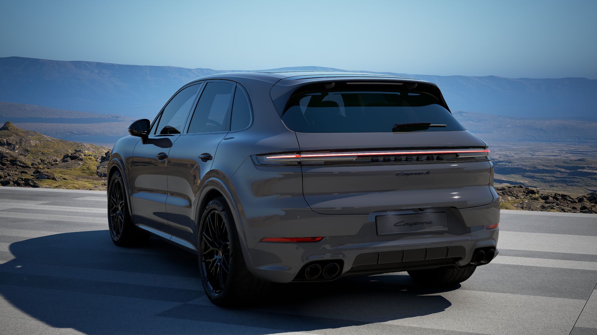 Cayenne S back view