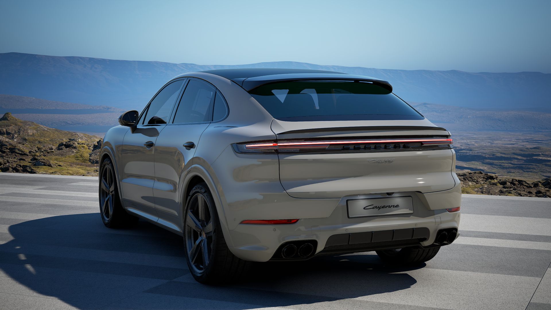 Cayenne Coupé back view