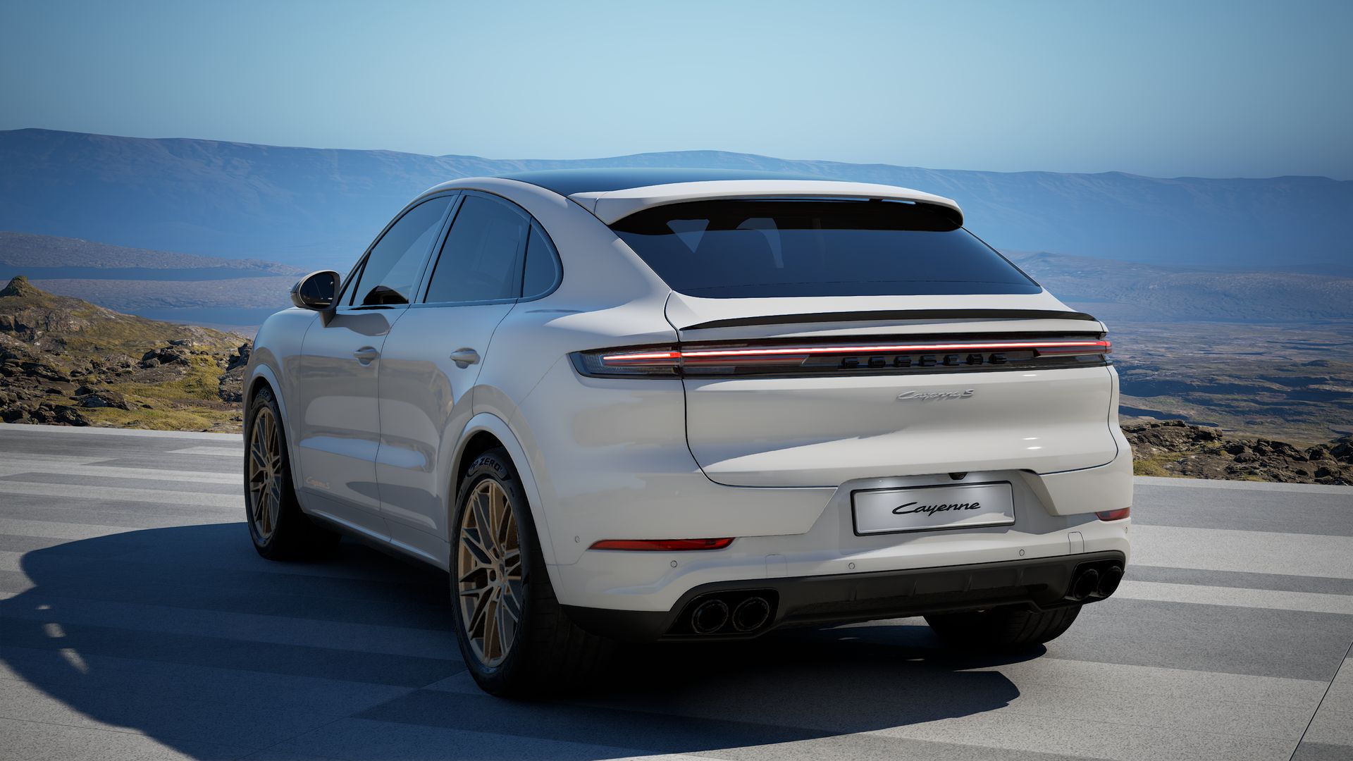 Cayenne S Coupé back view