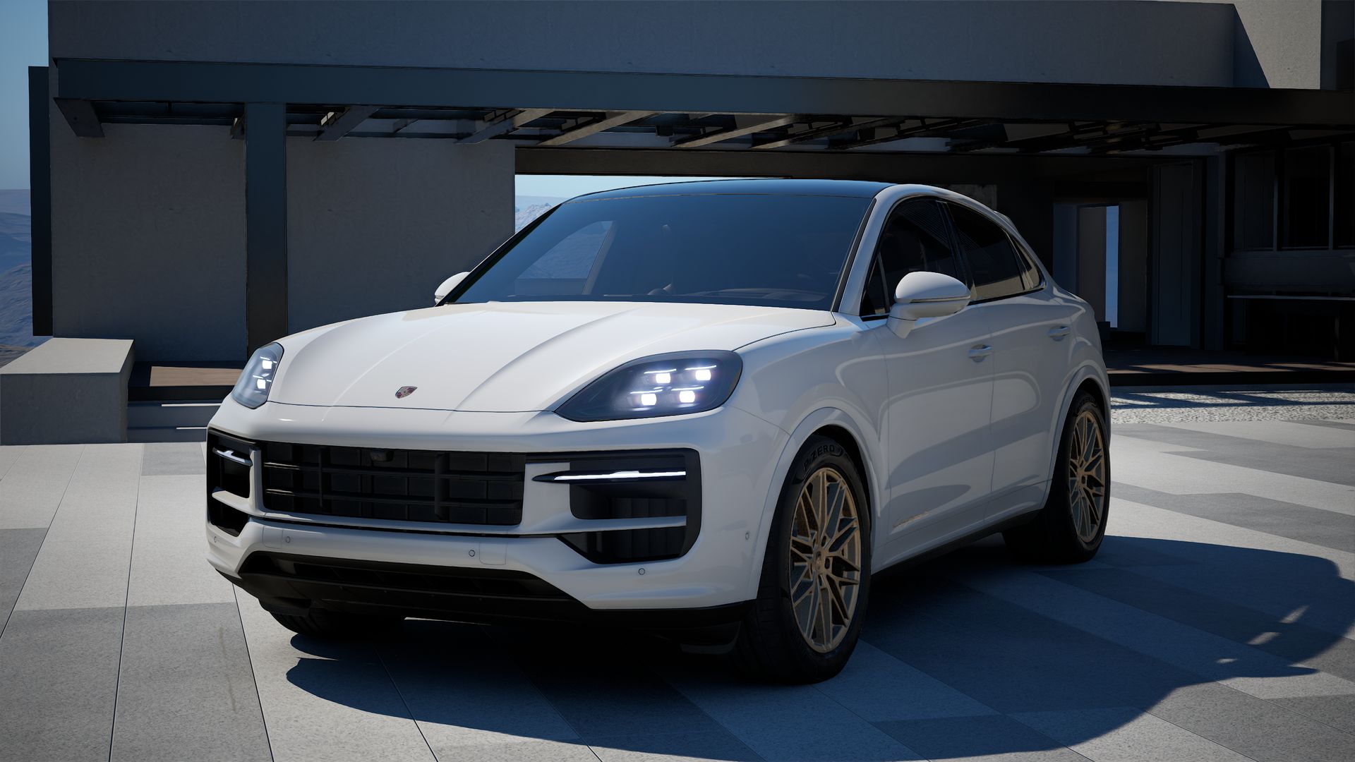 Cayenne S Coupé front view