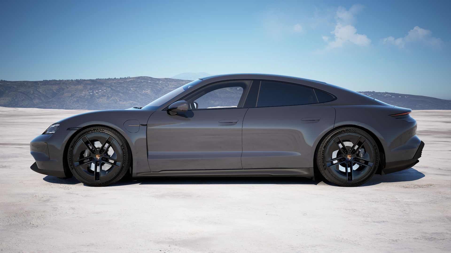 Taycan side view