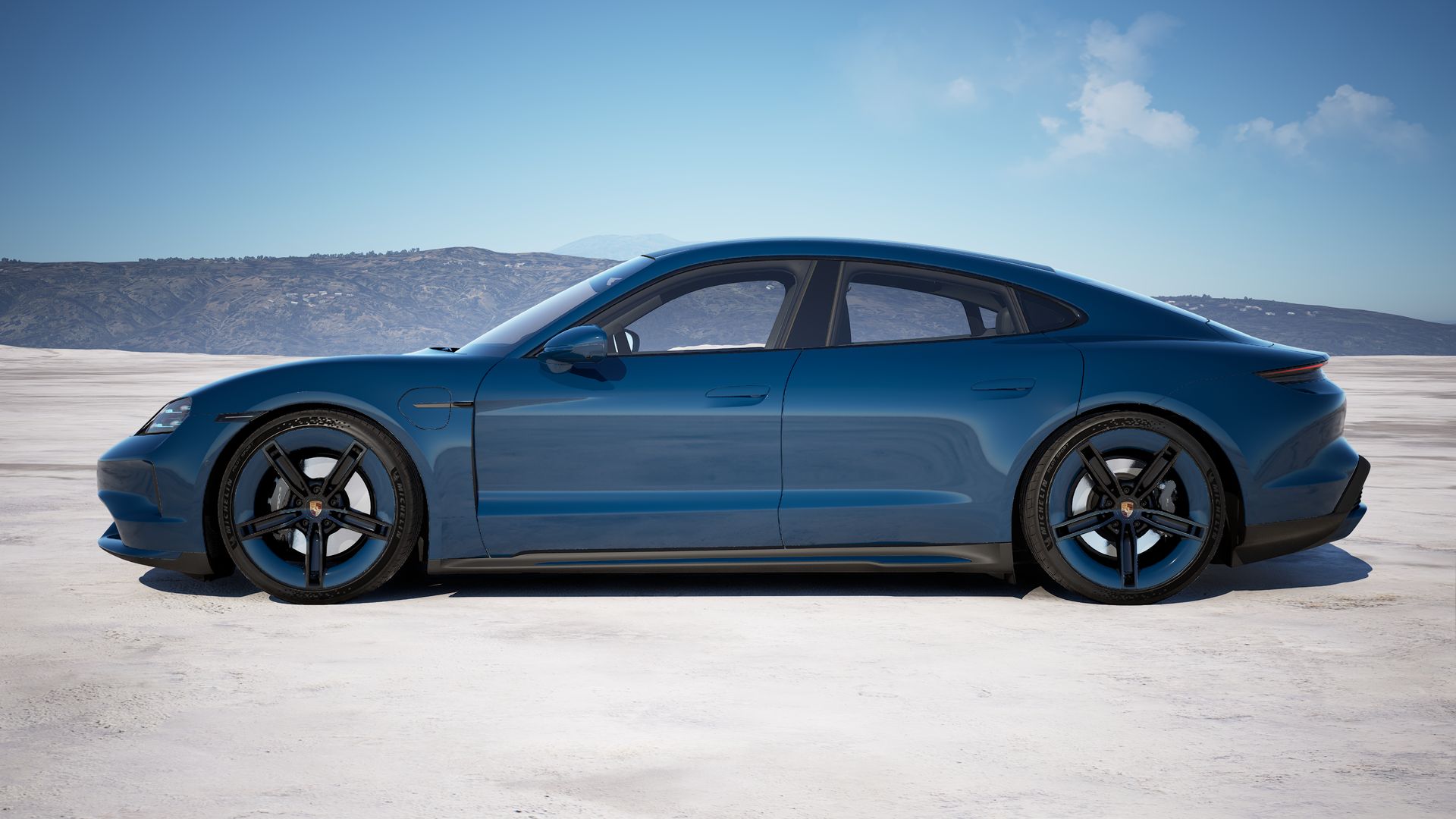 Taycan 4 side view