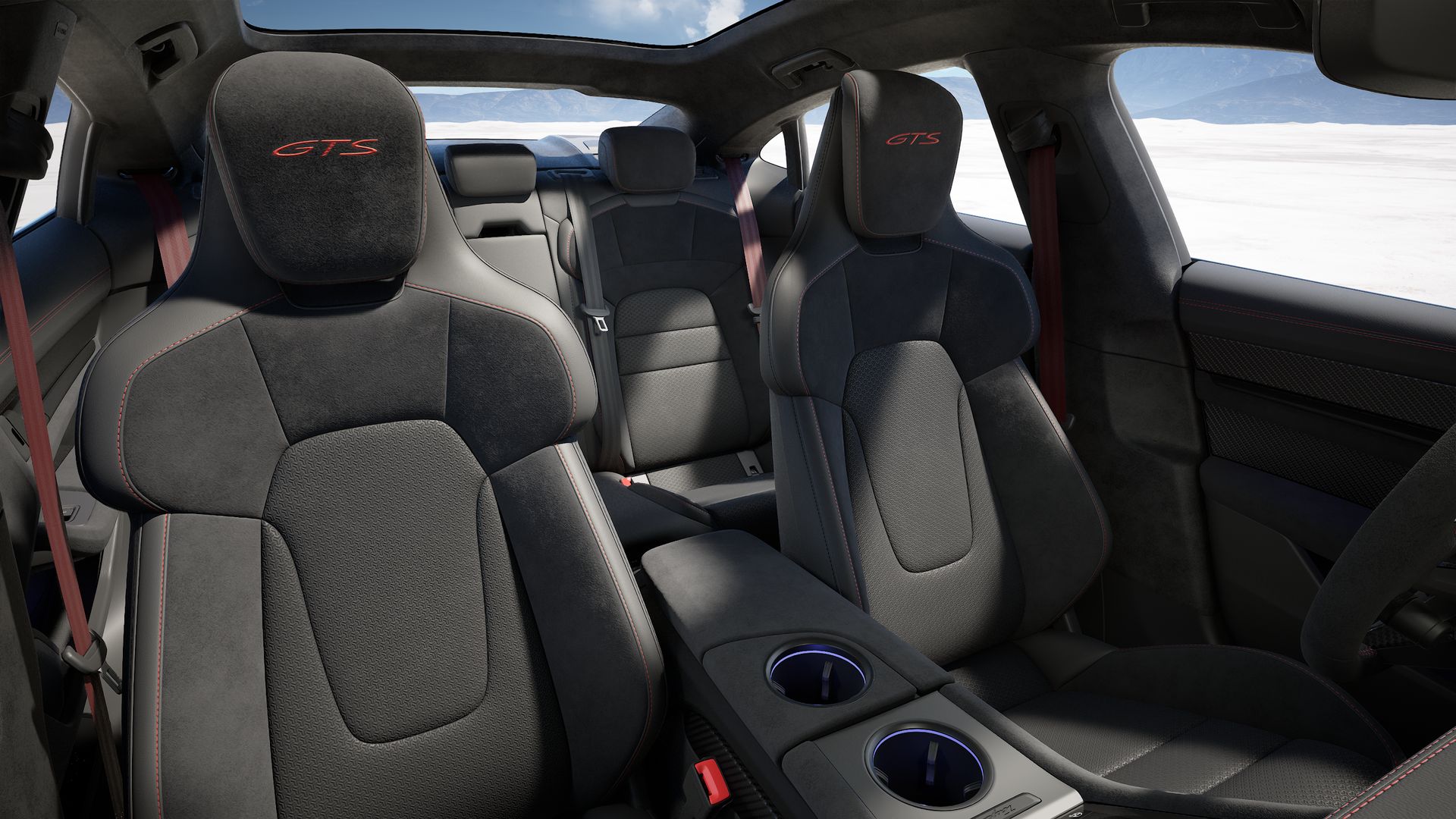 Taycan GTS interior view