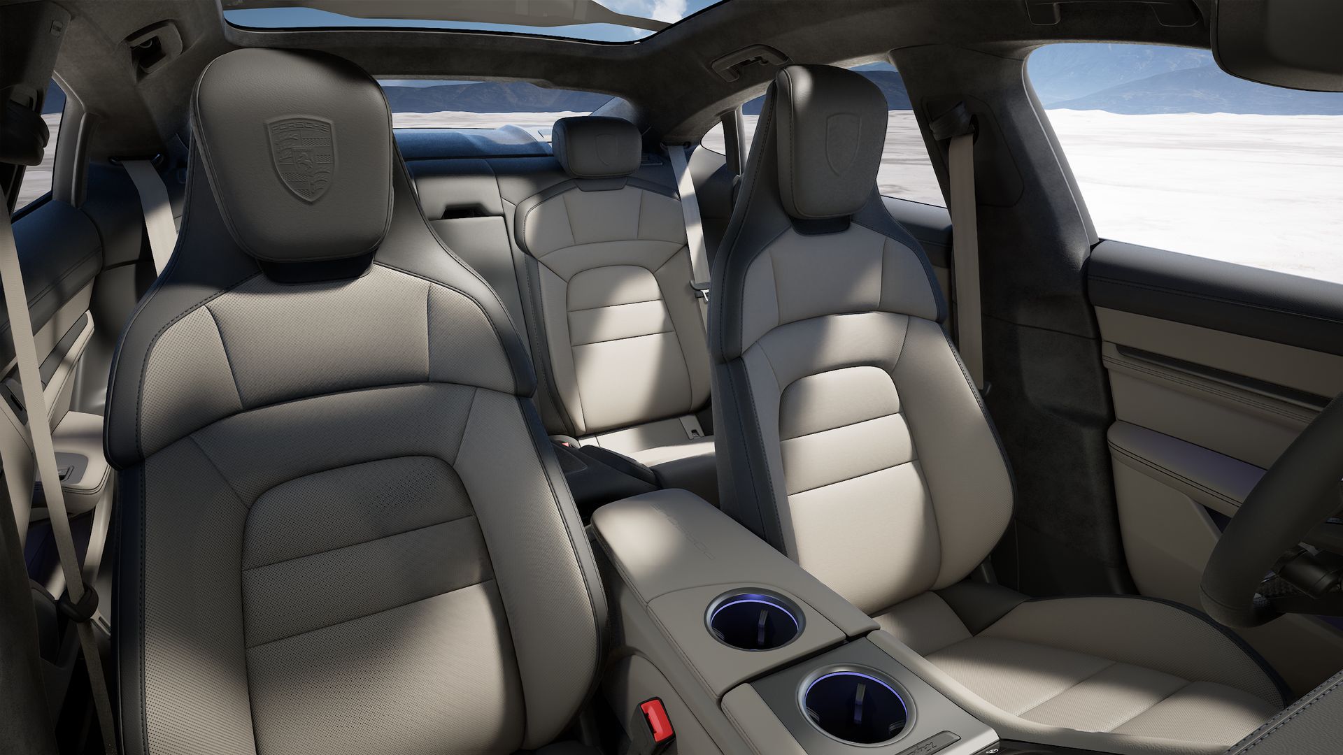 Taycan Turbo interior view