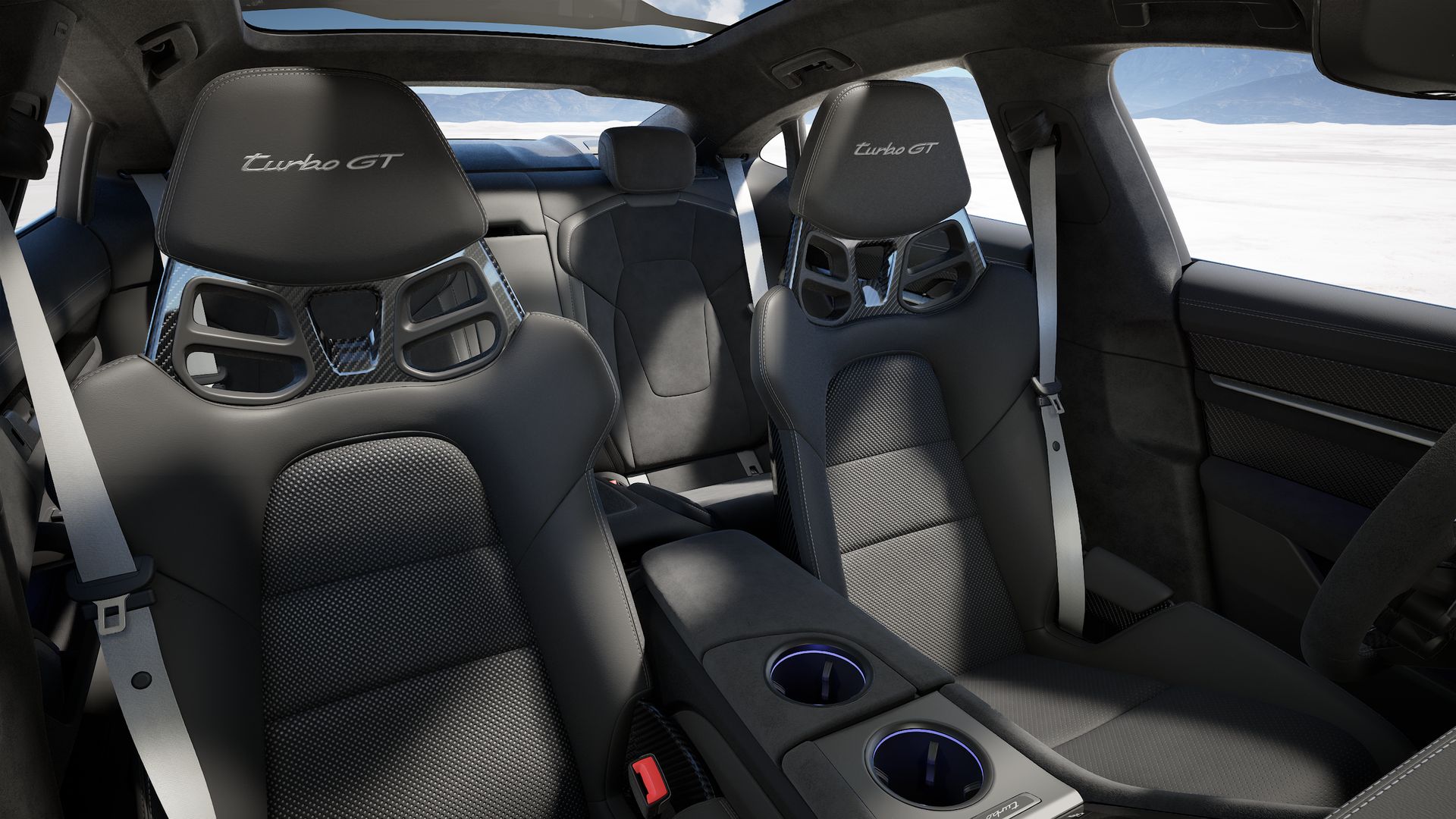 Taycan Turbo GT interior view