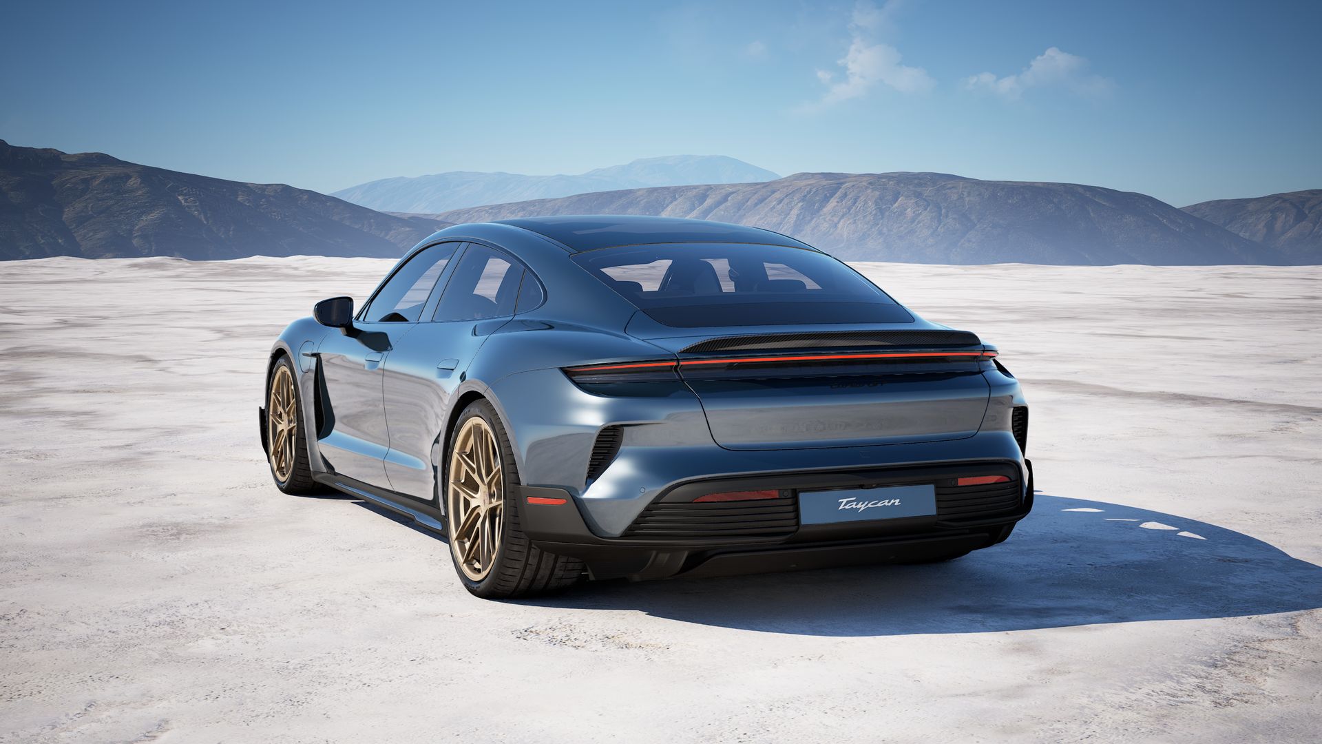 Taycan Turbo GT back view