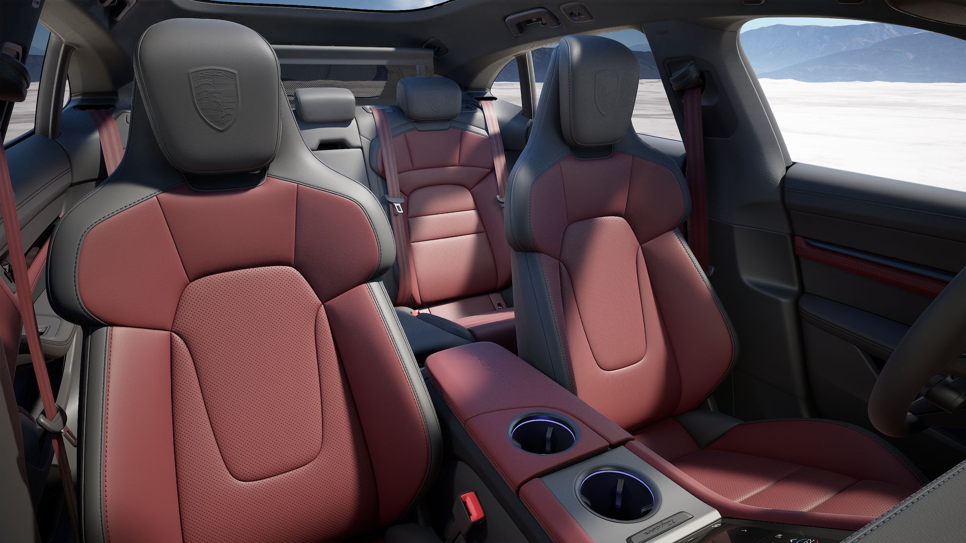 Taycan 4 Cross Turismo interior view