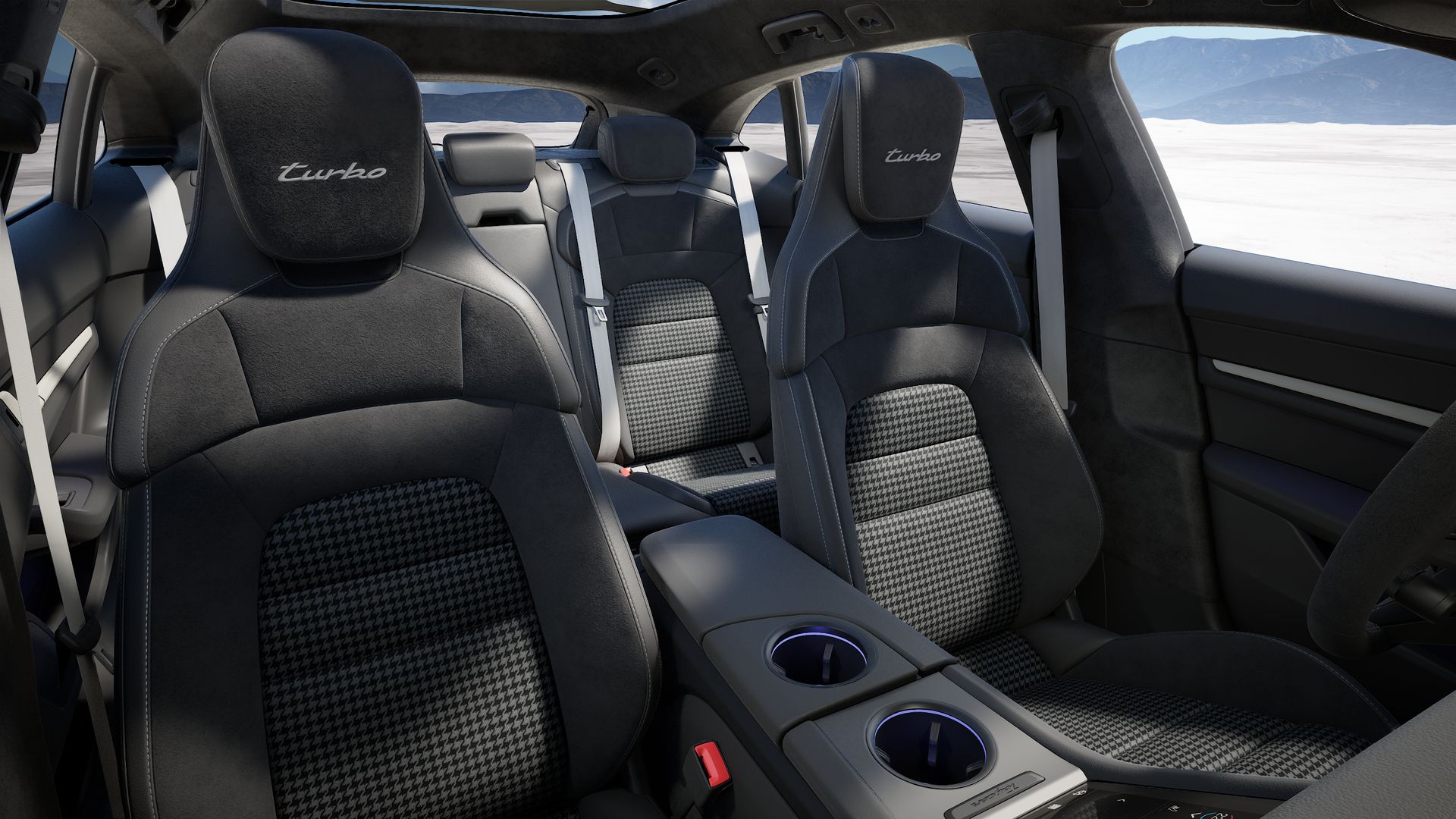 Taycan Turbo Cross Turismo interior view