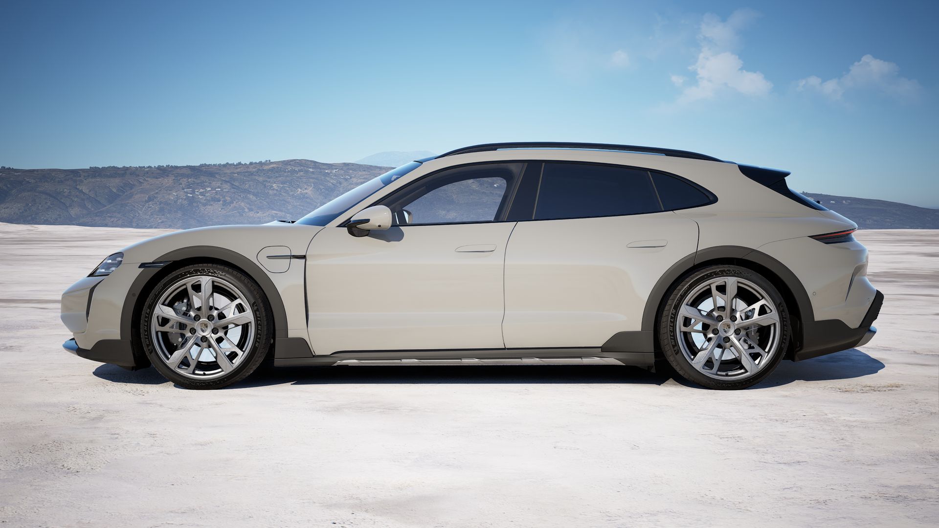 Taycan Turbo Cross Turismo side view